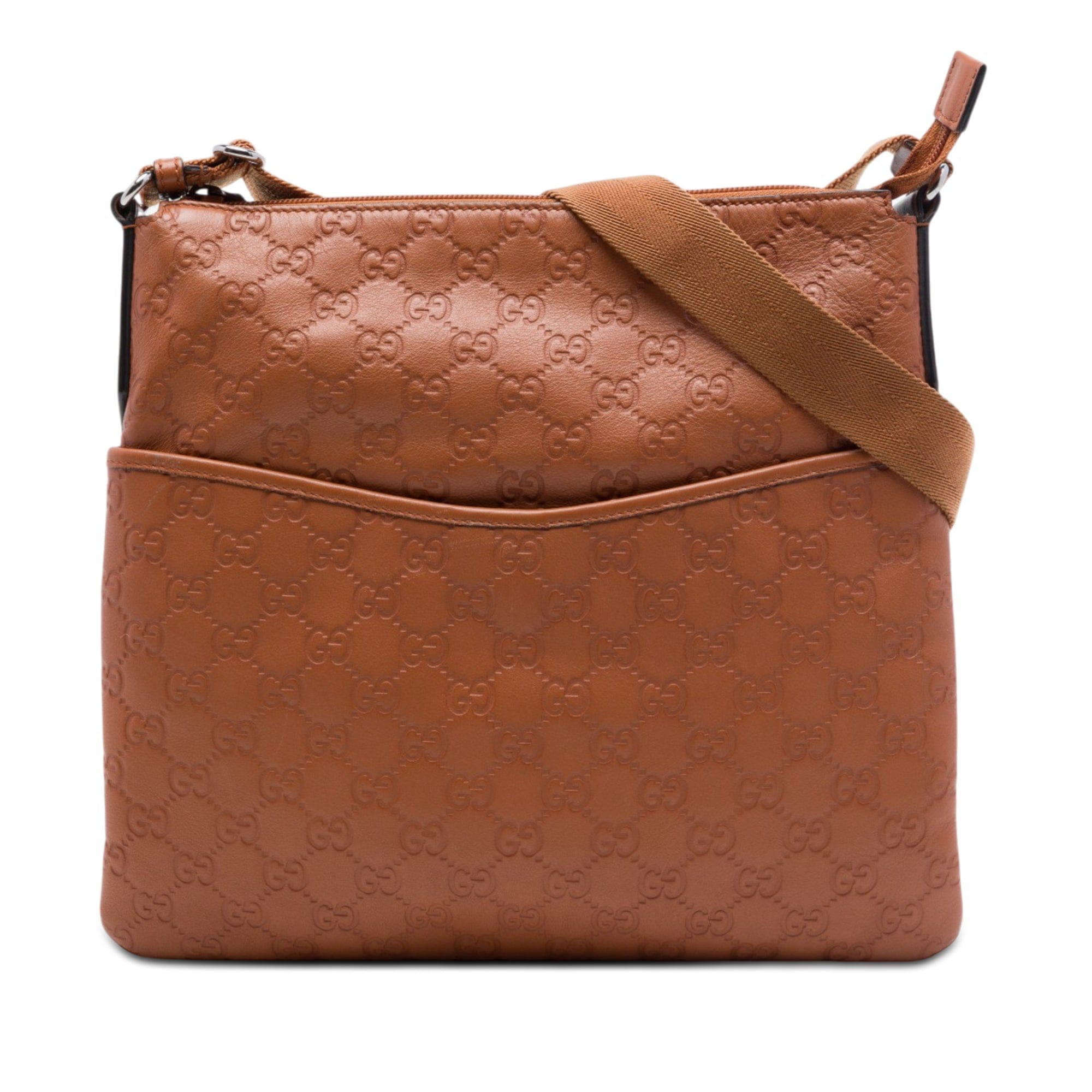 Guccissima Flat Messenger Bag