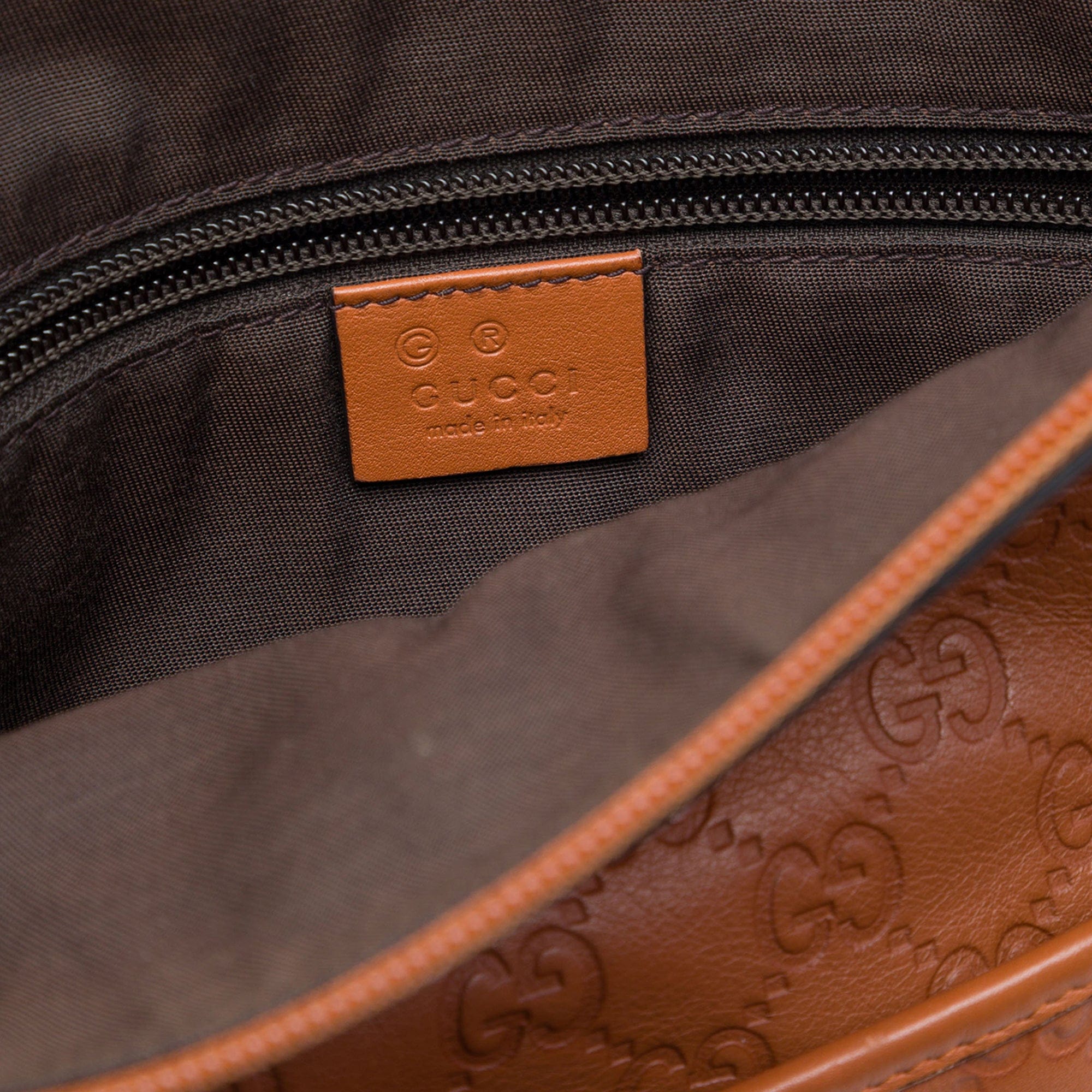 Guccissima Flat Messenger Bag