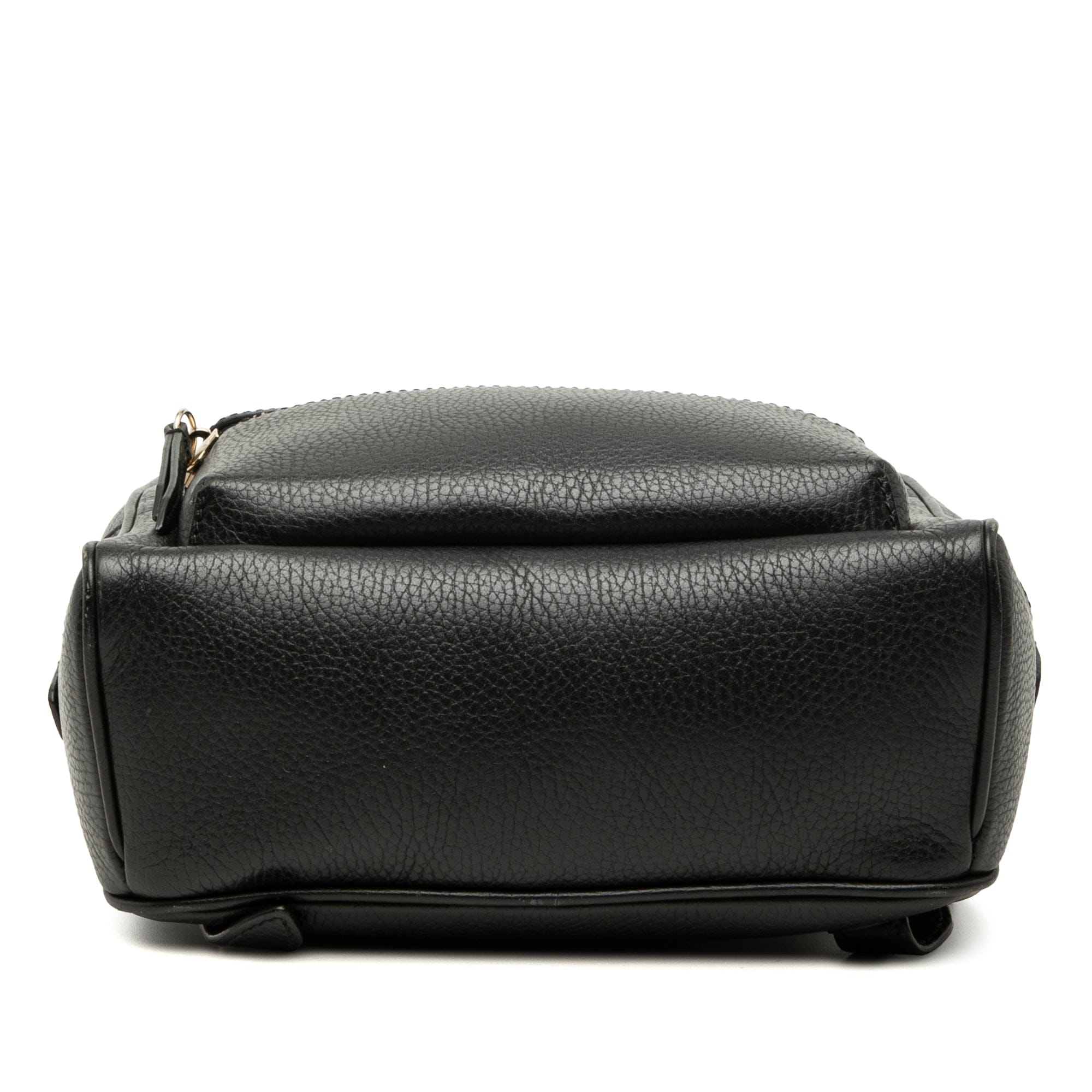 Gucci Pebbled Calfskin Soho Chain Backpack