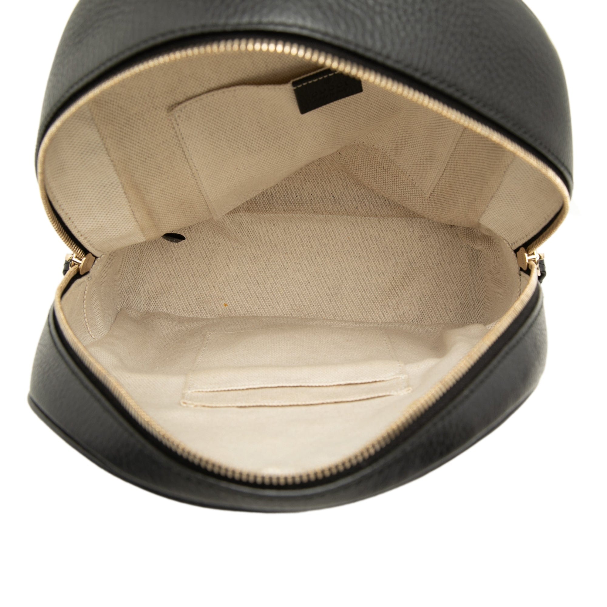 Gucci Pebbled Calfskin Soho Chain Backpack