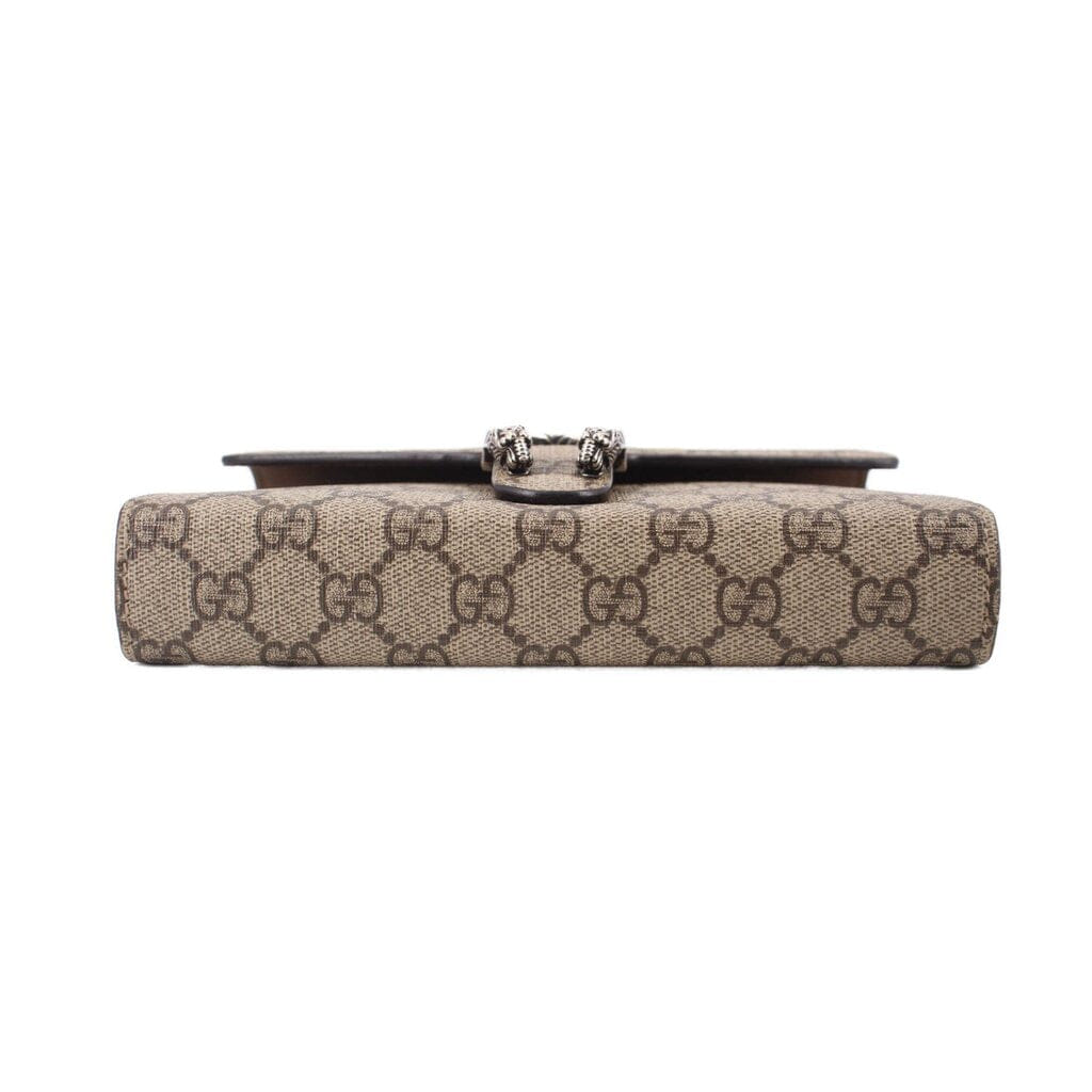 Gucci DIONYSUS WALLET ON CHAIN CROSSBODYS TAN