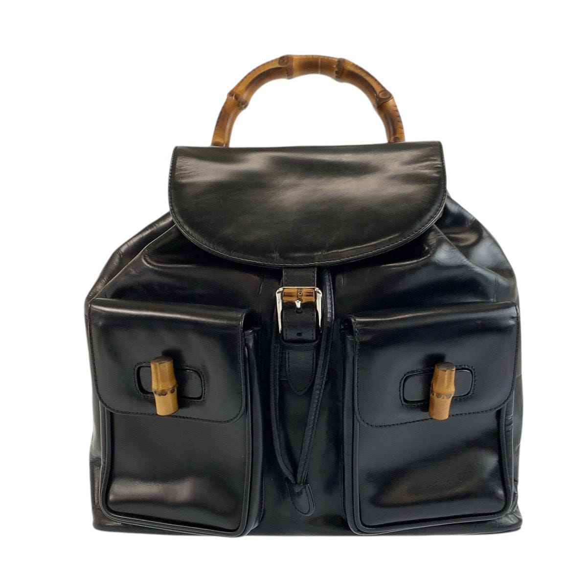 Gucci Bamboo Leather Backpack