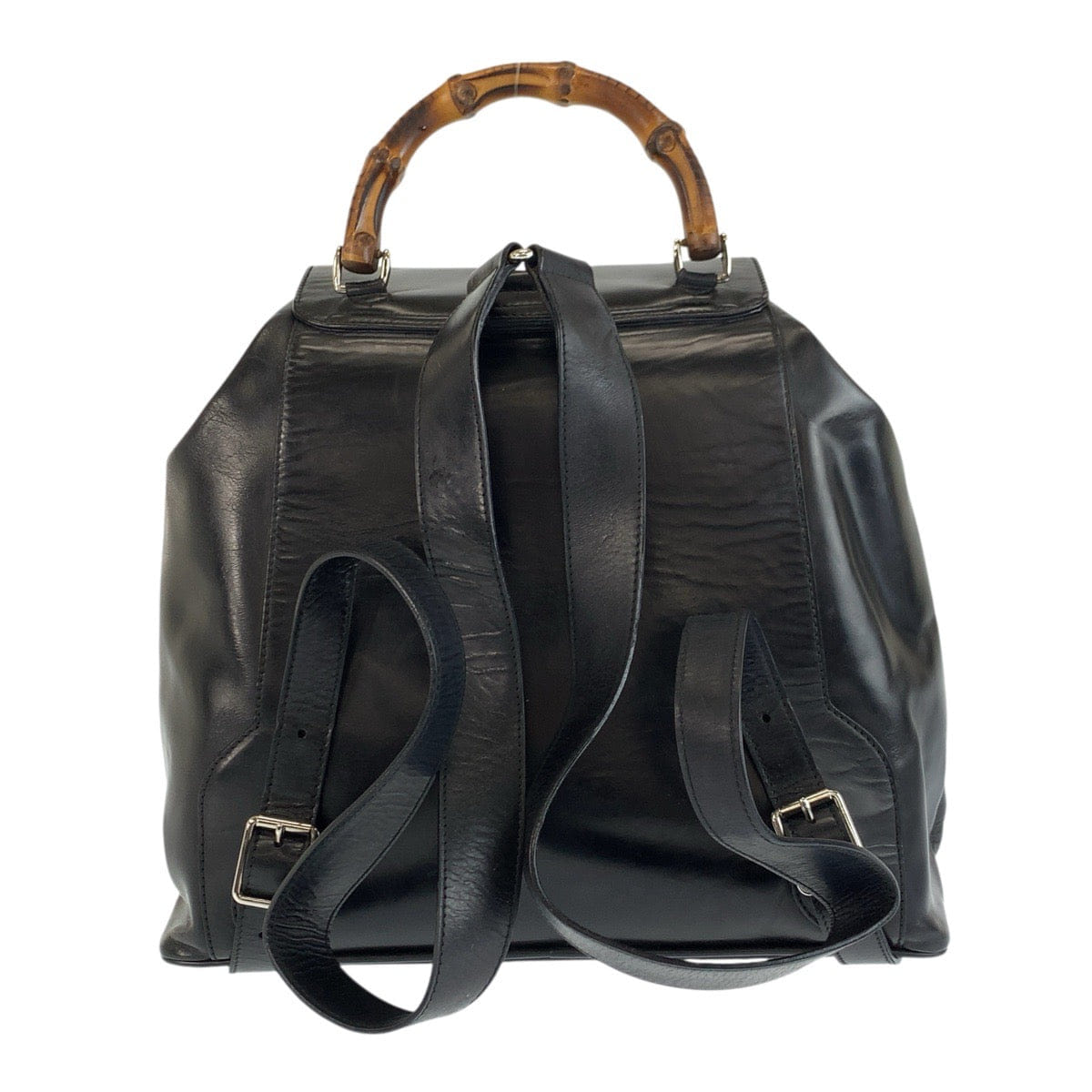 Gucci Bamboo Leather Backpack