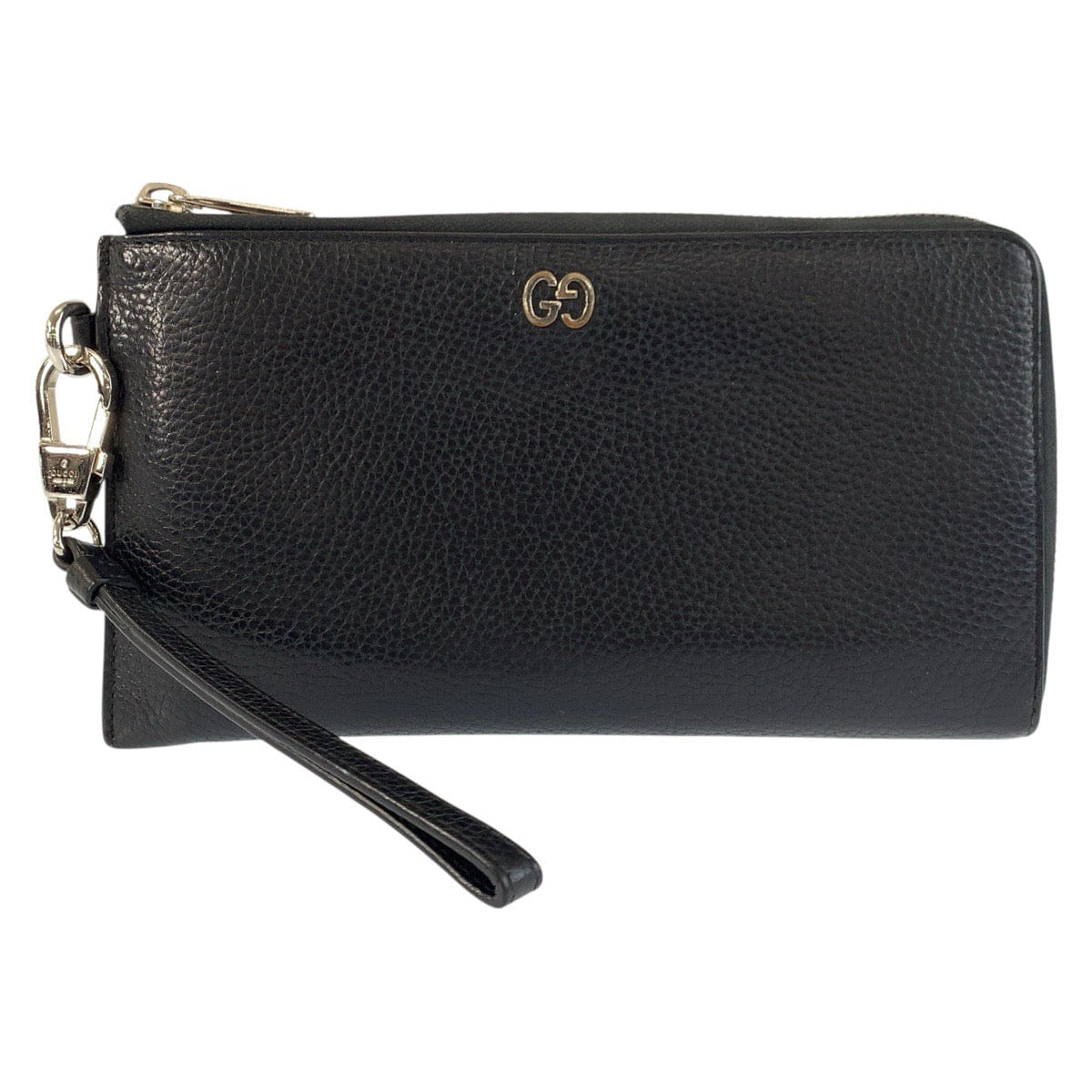 Gucci Leather GG Metal Long Wallet
