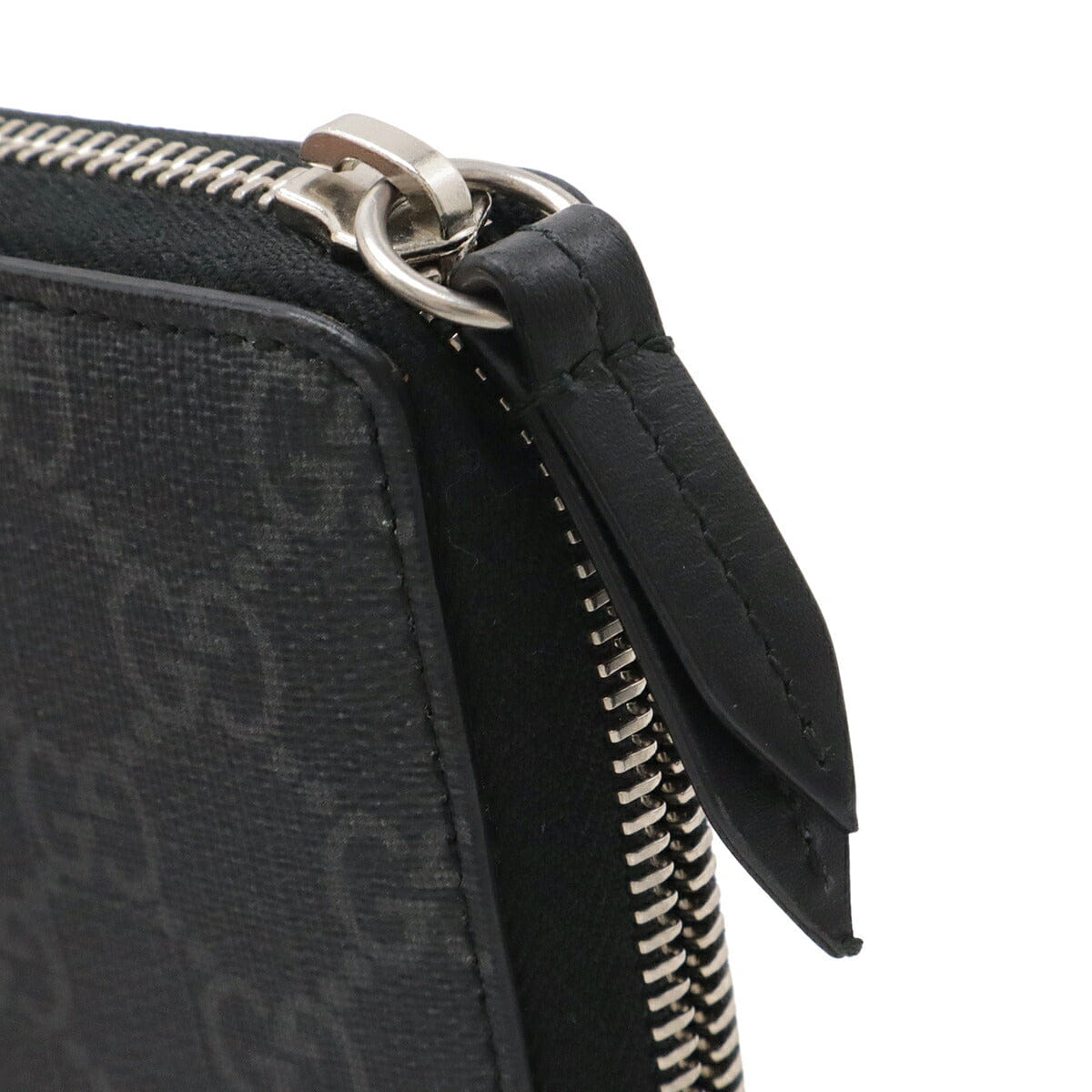 Gucci GG Supreme Zip Around Wallet Wolf