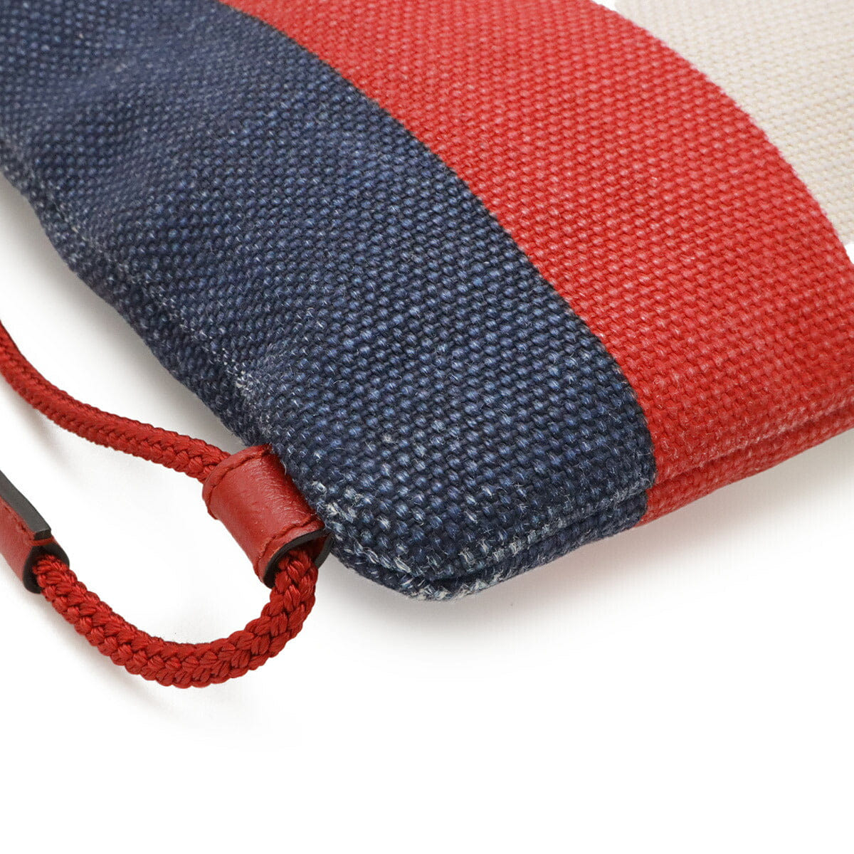 Gucci Canvas Leather Tricolor Drawstring Backpack