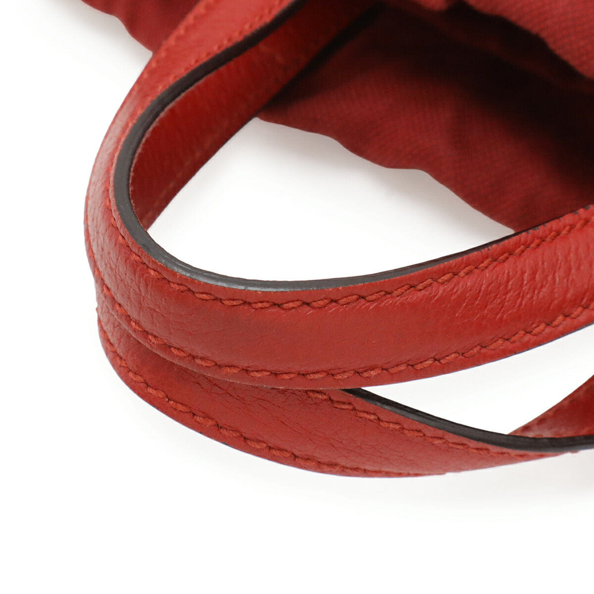 Gucci Canvas Leather Tricolor Drawstring Backpack