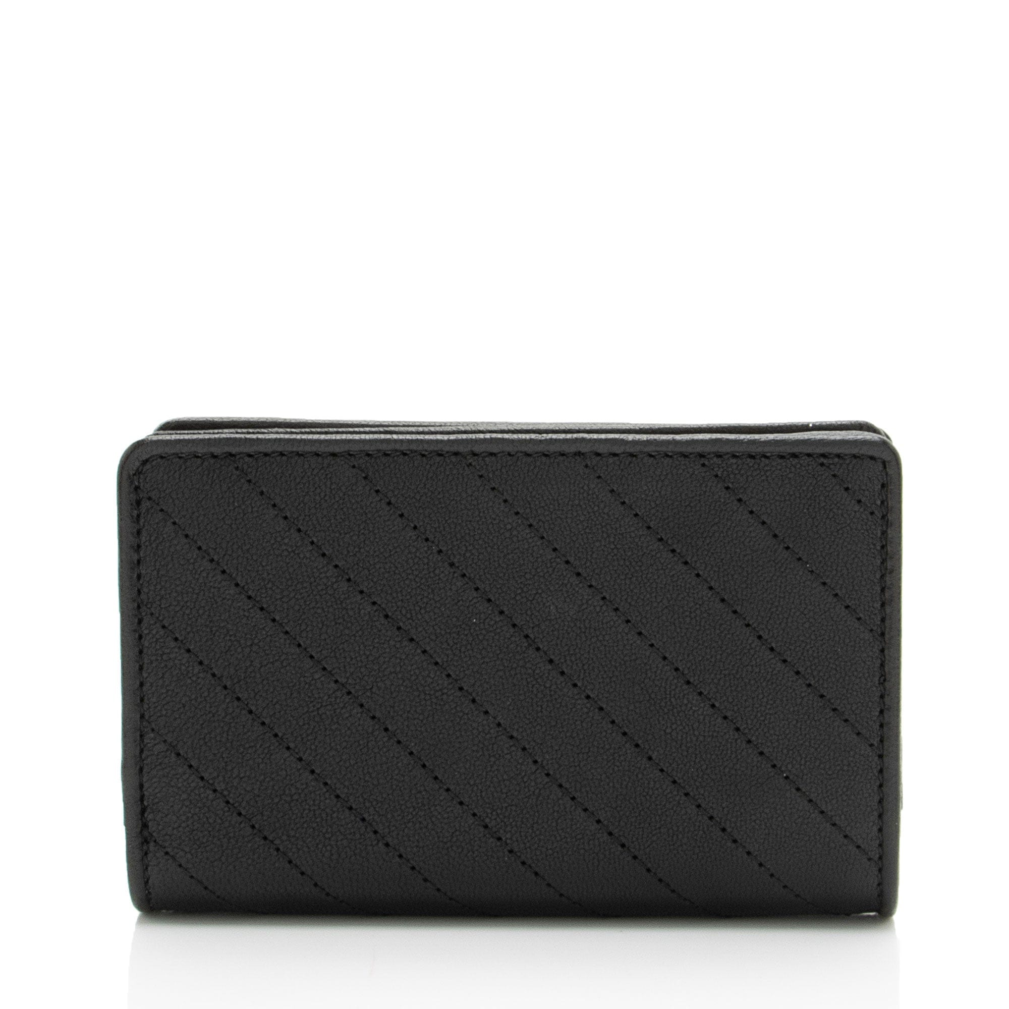 Gucci Diagonal Stitched Calfskin Blondie Wallet