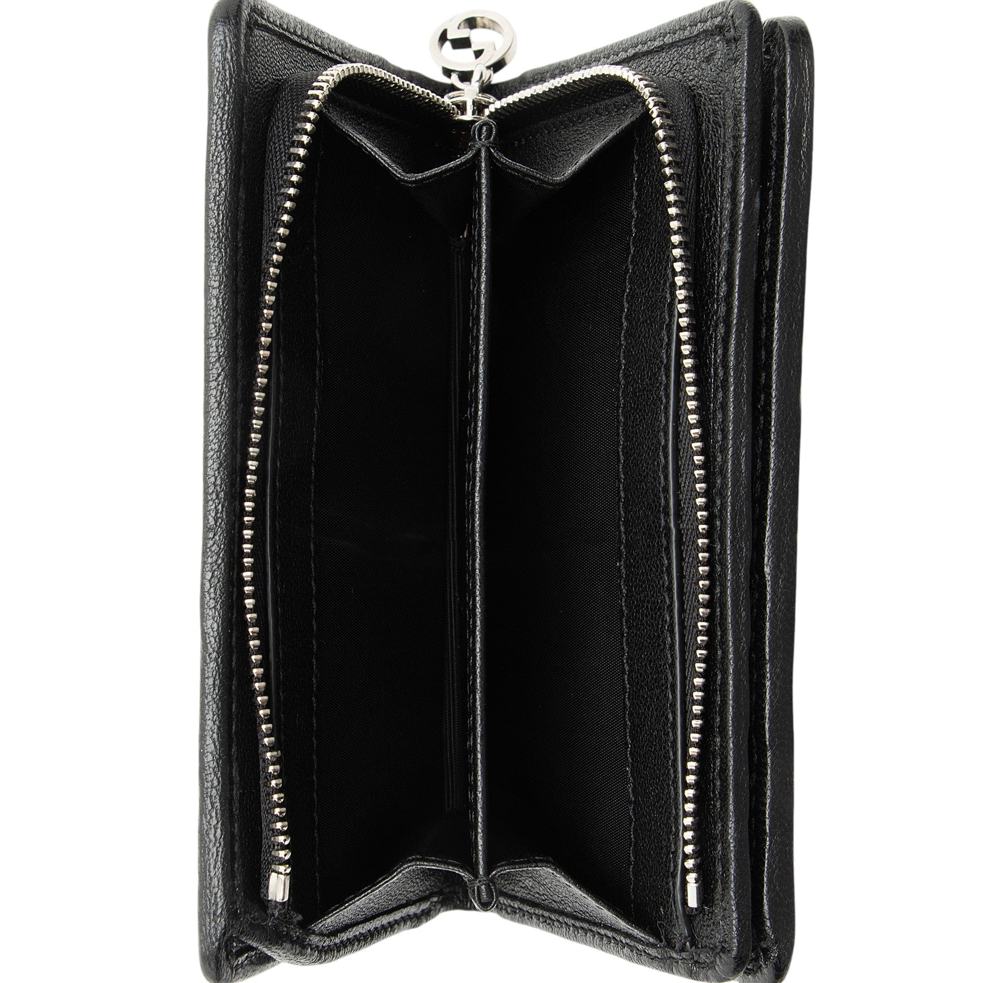 Gucci Diagonal Stitched Calfskin Blondie Wallet