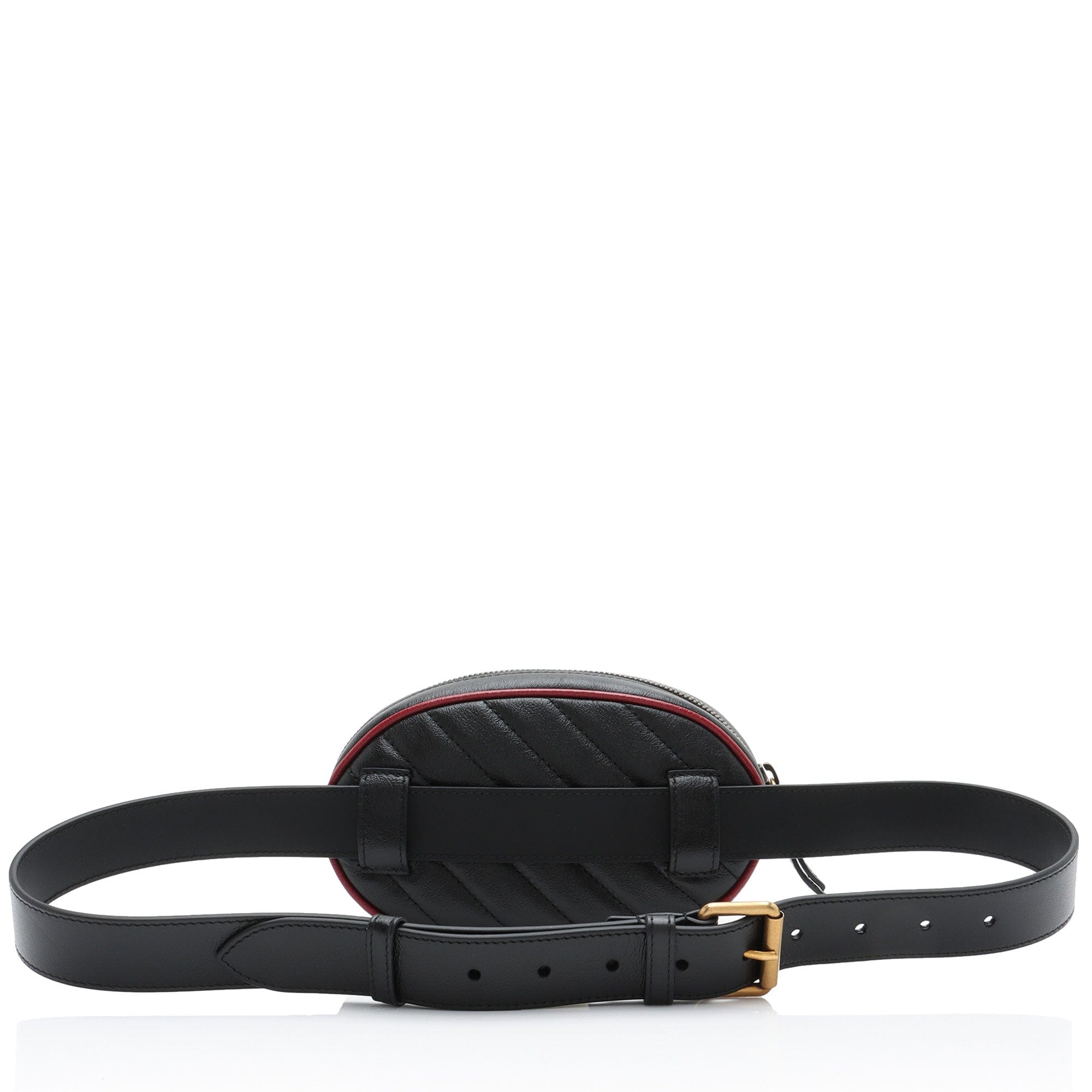 Gucci Matelasse Leather Torchon GG Marmont Belt Bag