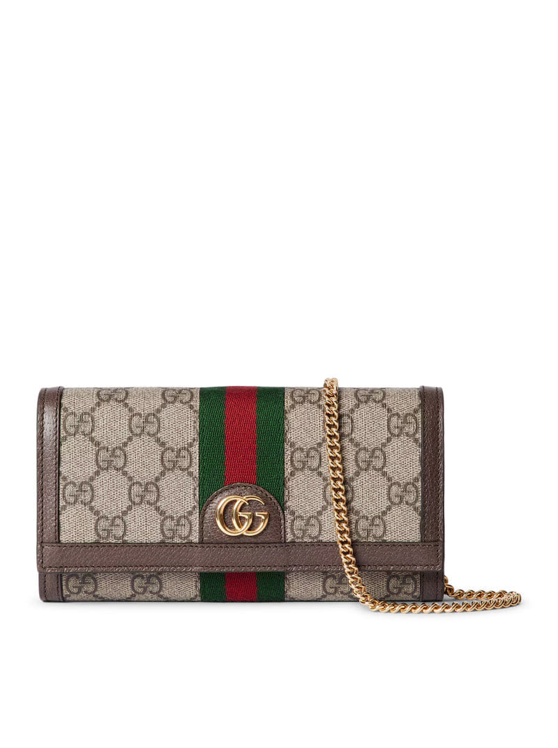 Gucci Women Ophidia Wallet With Chain