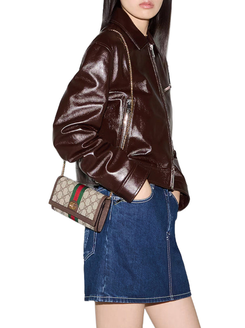 Gucci Women Ophidia Wallet With Chain