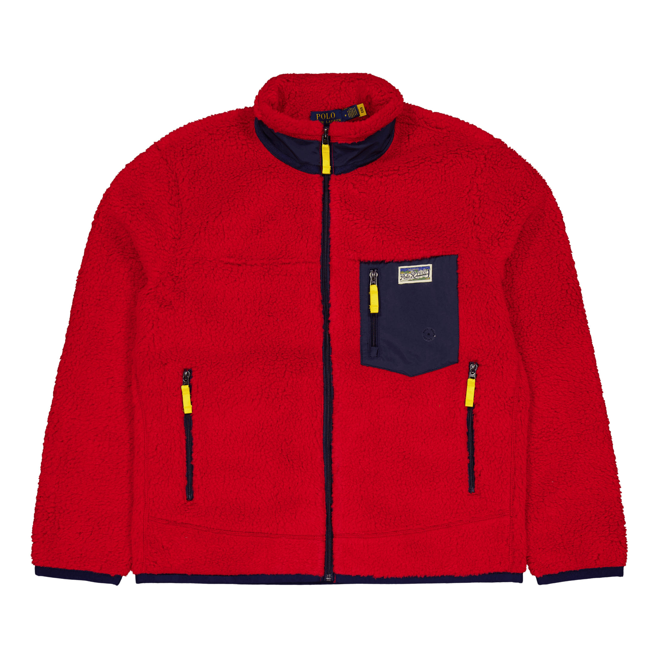 Polo Ralph Lauren Pile Fleece Jacket Rl 2000 Red