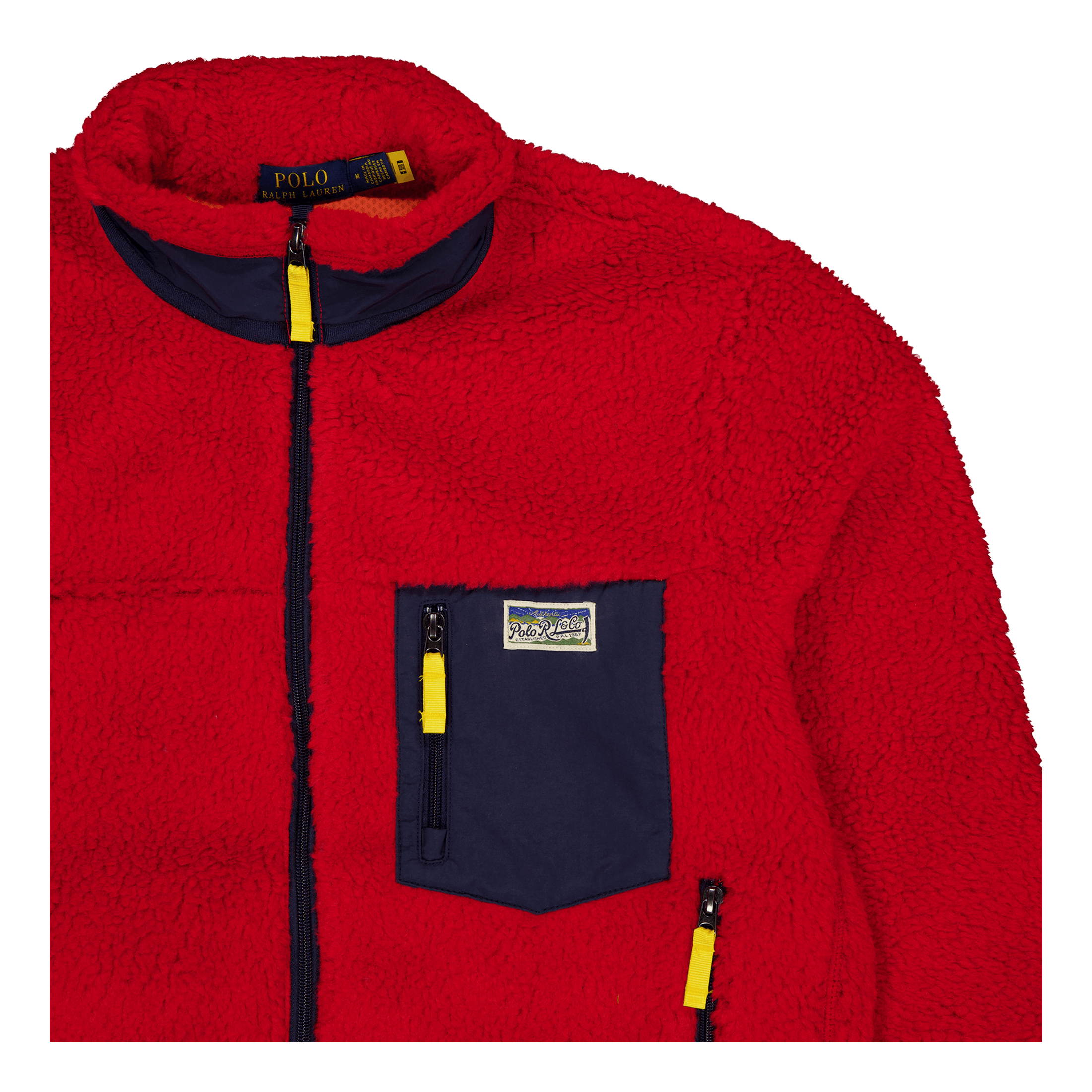 Polo Ralph Lauren Pile Fleece Jacket Rl 2000 Red