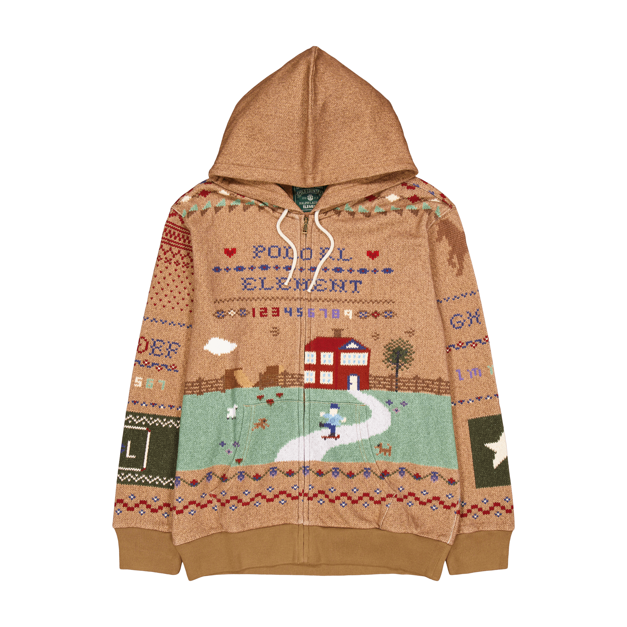Polo Ralph Lauren Polo x Element Fleece Hoodie Brown Multi