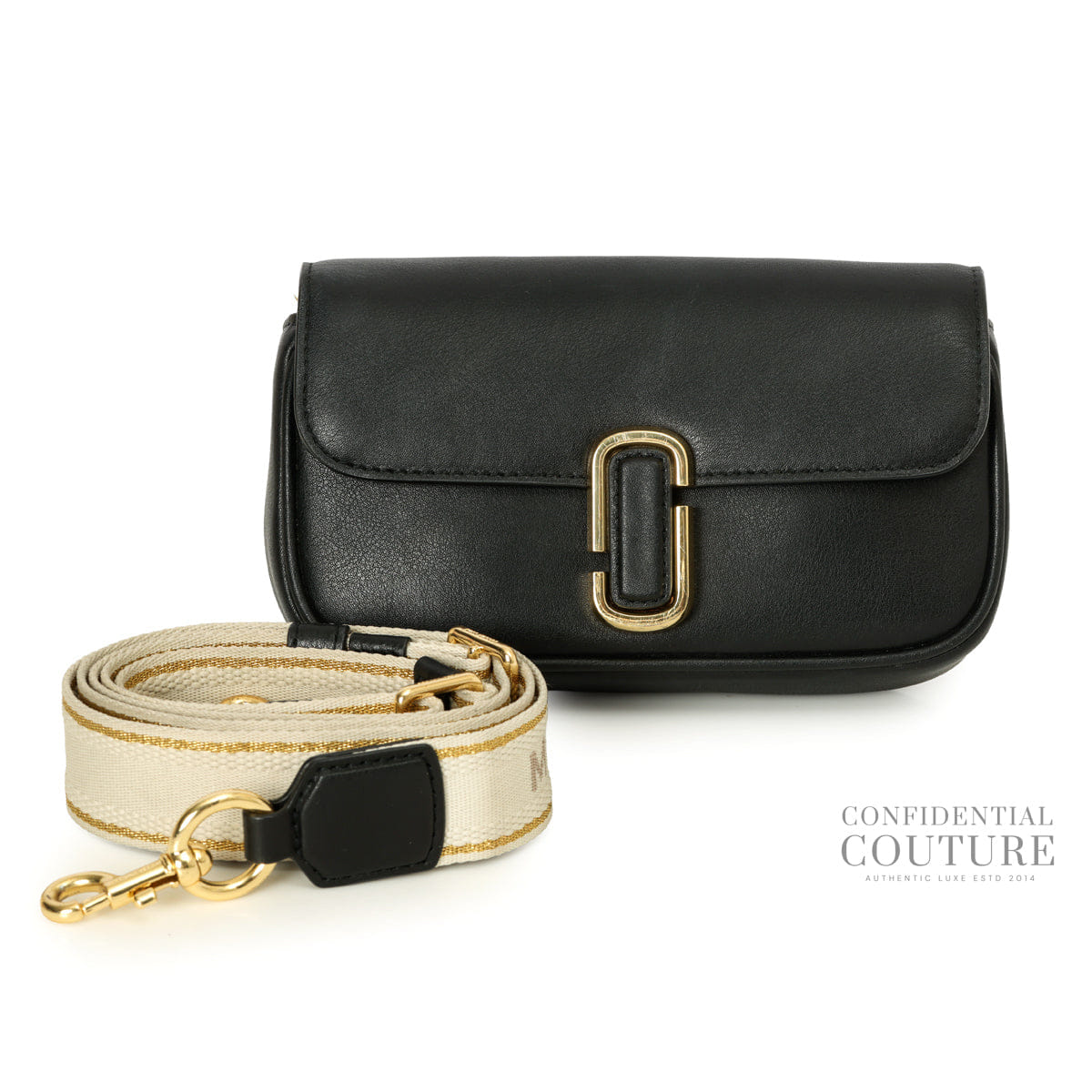 Marc Jacobs The J Marc Mini Black Shoulder Bag