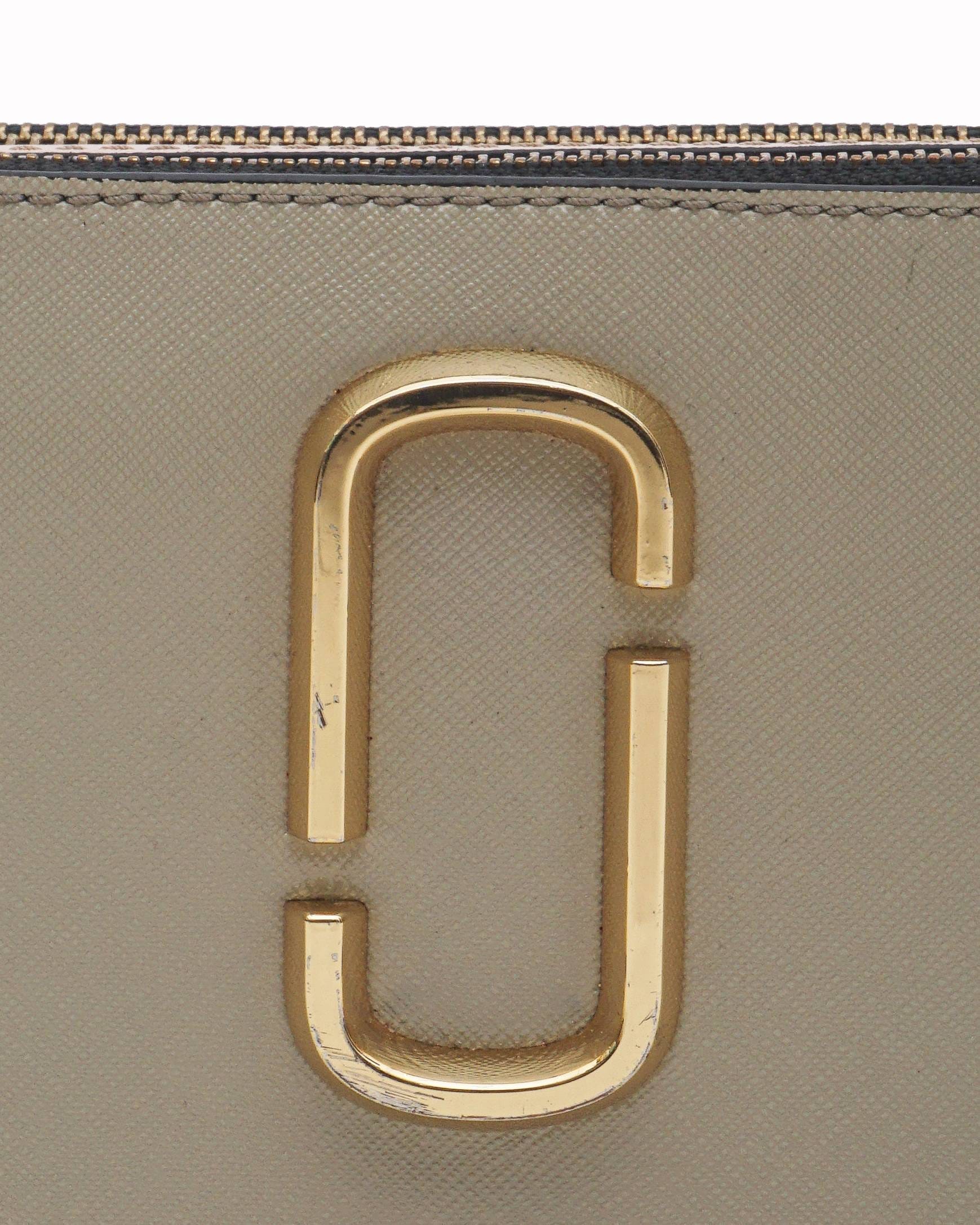 Marc Jacobs Beige Saffiano Leather The Snapshot Bag