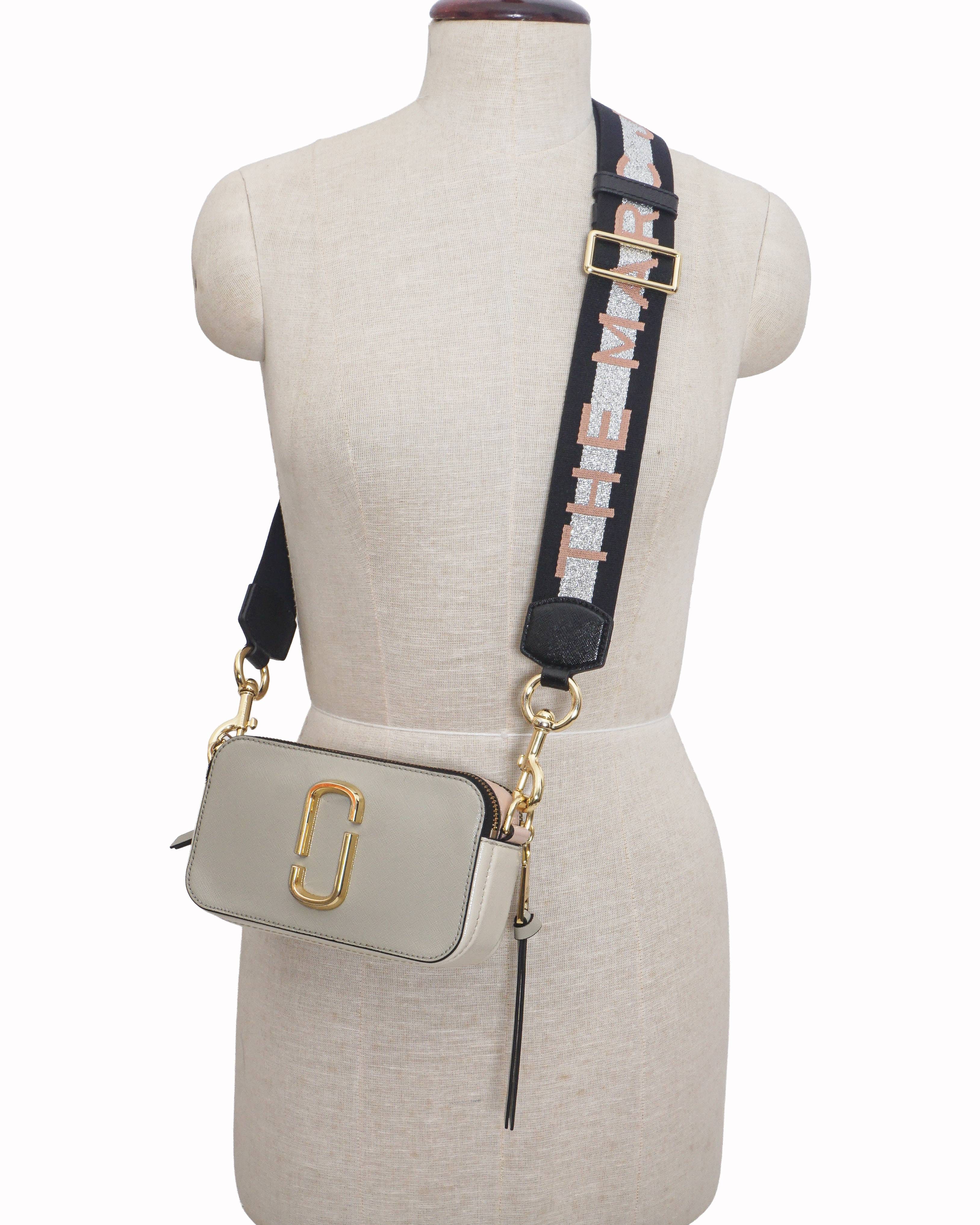 Marc Jacobs Beige Saffiano Leather The Snapshot Bag