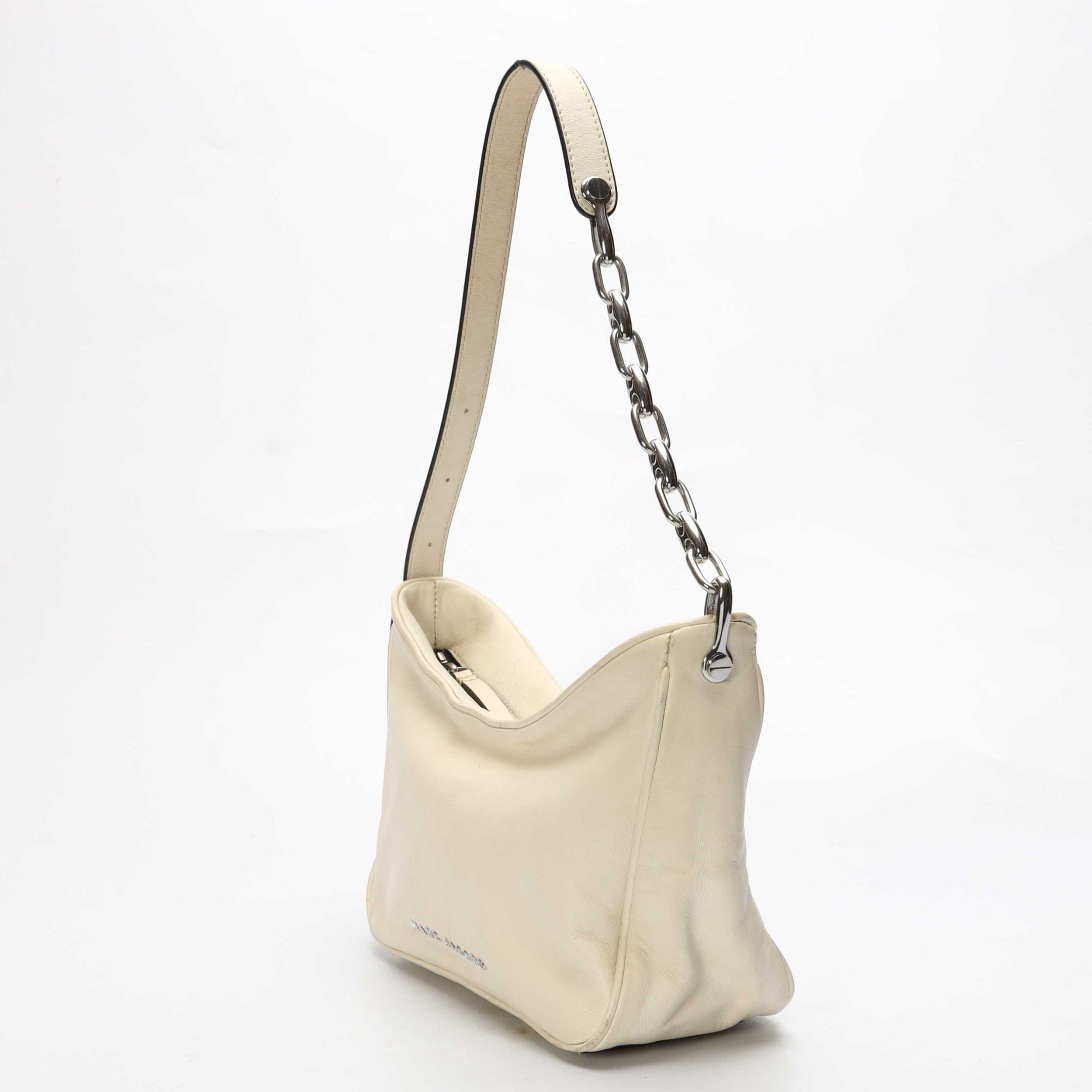 Marc Jacobs White Tempo Shoulder Bag