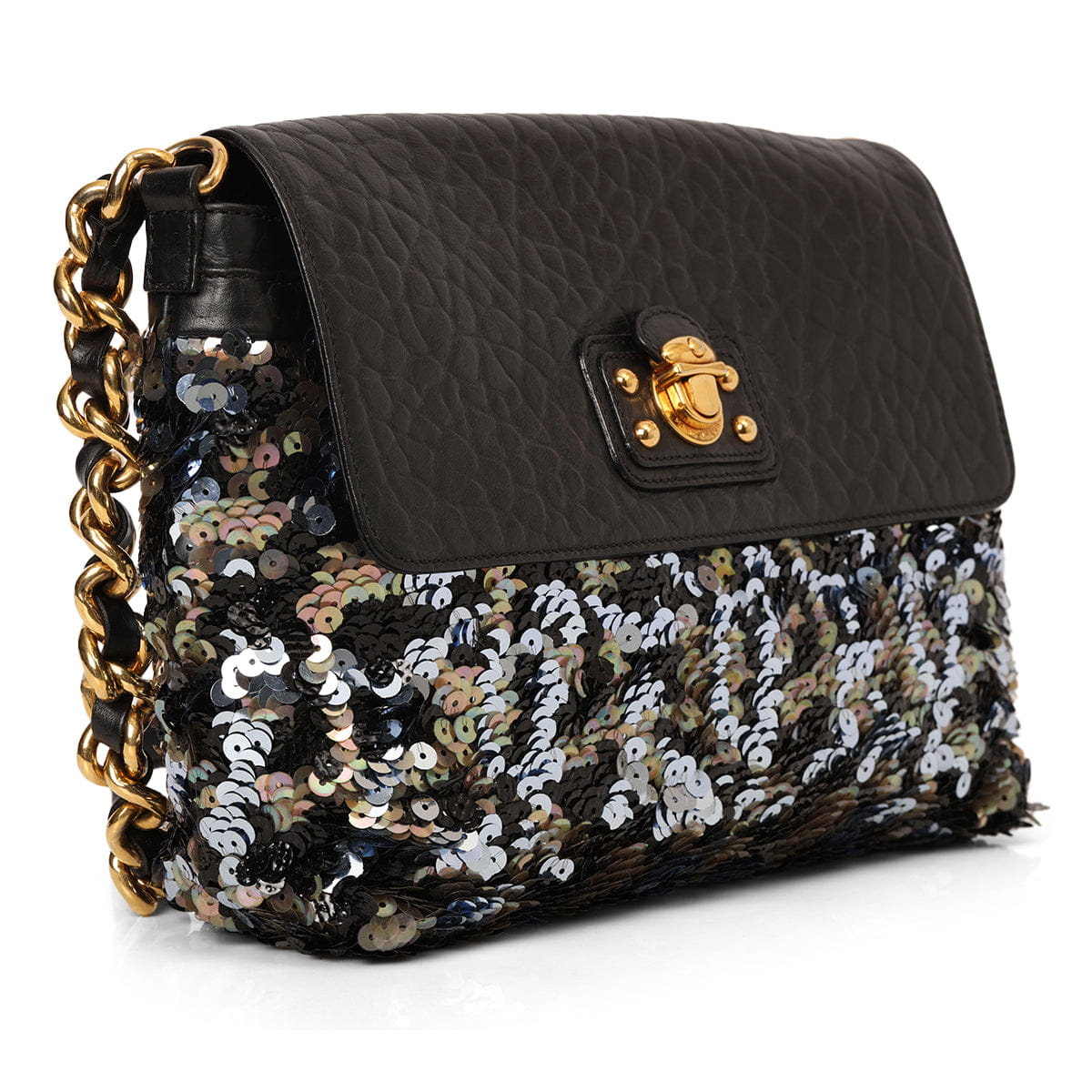 Marc Jacobs Rocket Sequin Chain Link Shoulder Bag One Size