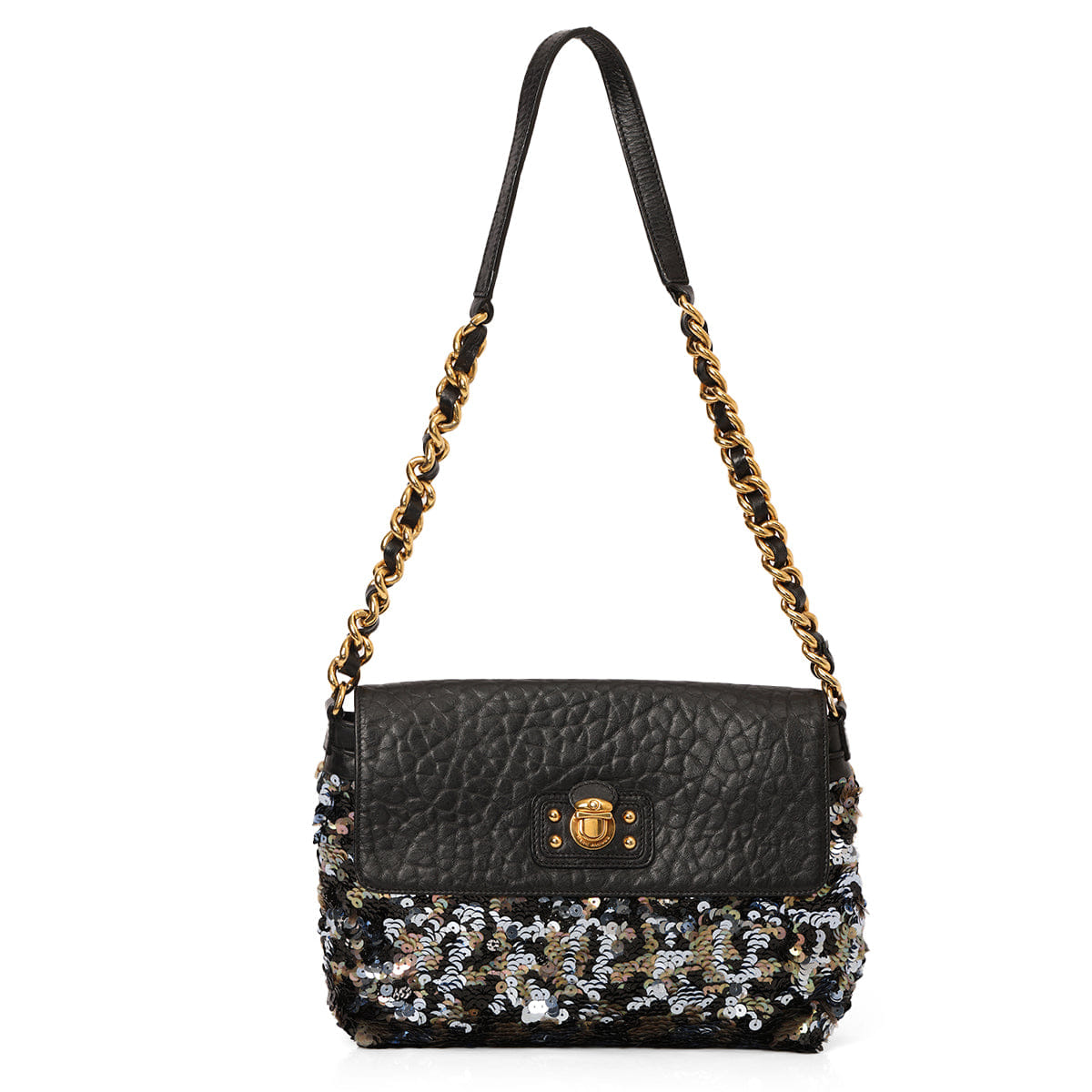 Marc Jacobs Rocket Sequin Chain Link Shoulder Bag One Size