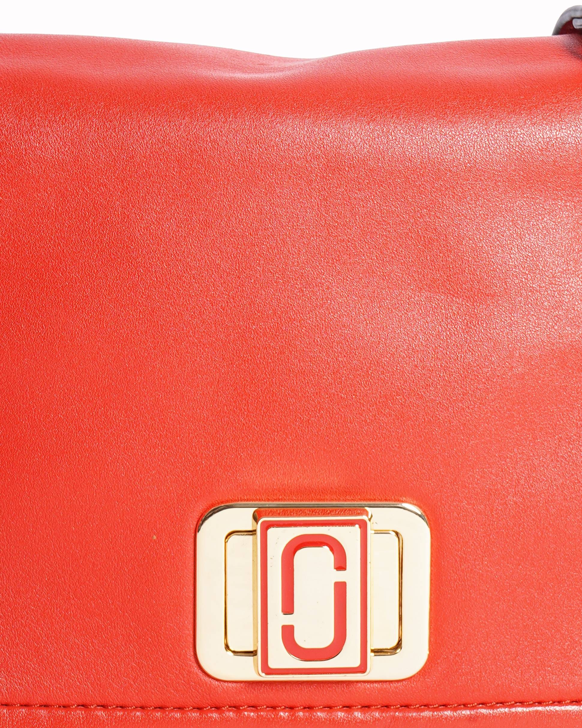 Marc Jacobs Cayenne Pepper The Mini Squeeze Chain Handle Cross Body Bag
