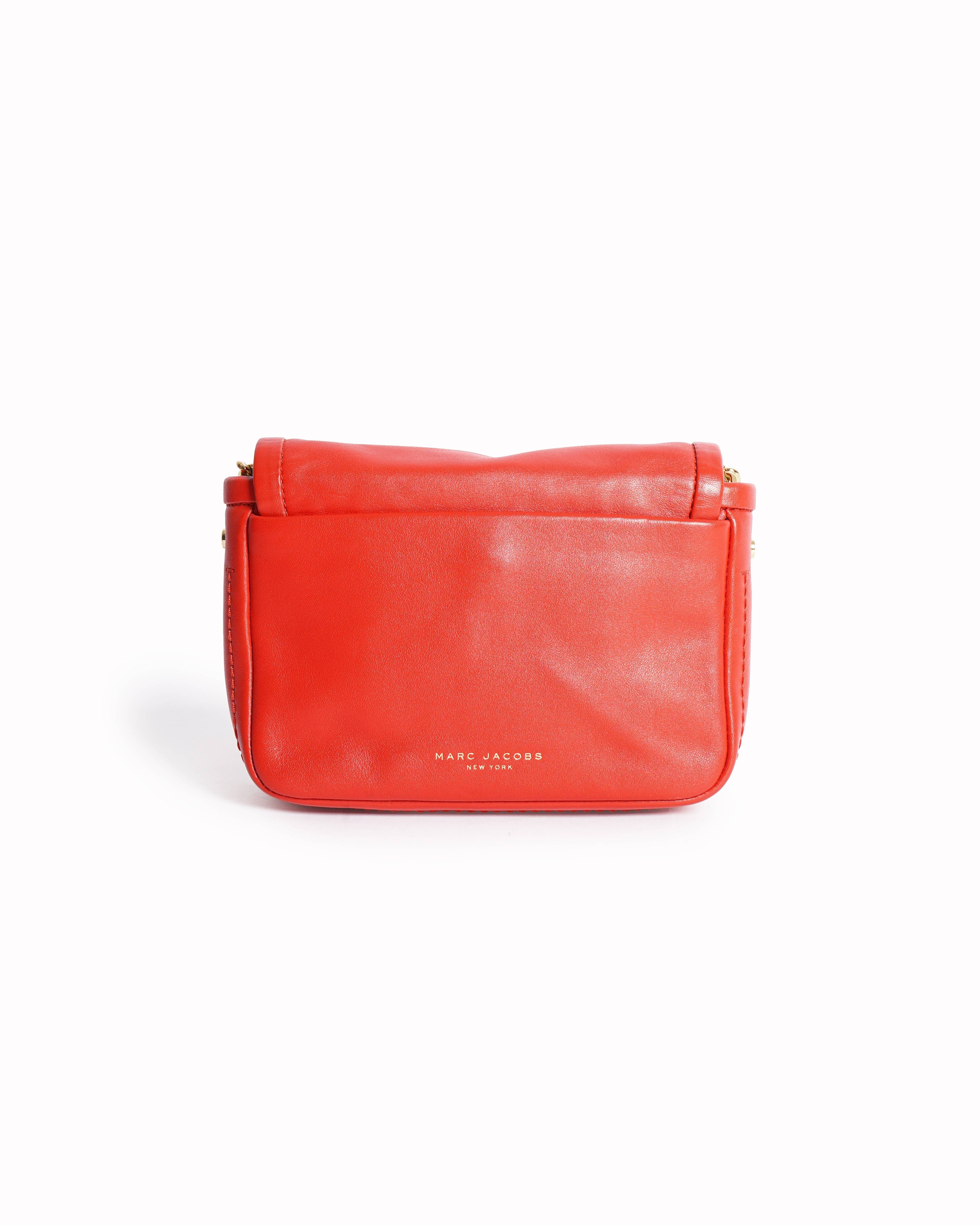 Marc Jacobs Cayenne Pepper The Mini Squeeze Chain Handle Cross Body Bag