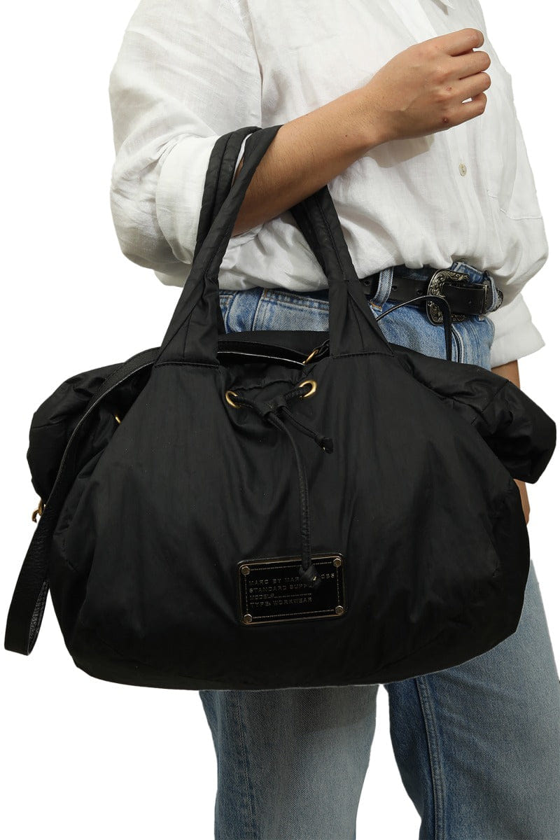 Marc Jacobs Marc By Marc Jacobs Black Nylon Shoulder Bag