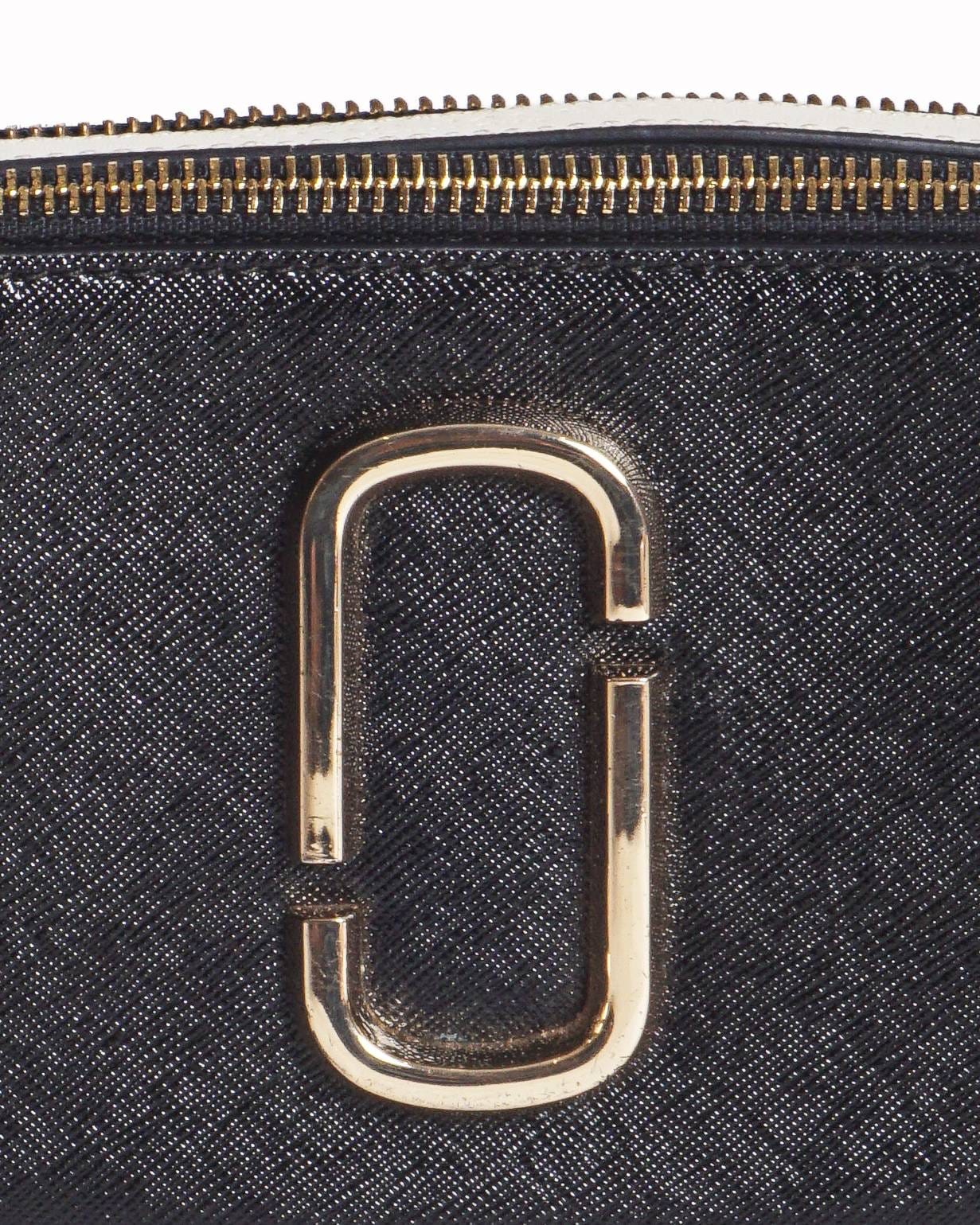 Marc Jacobs Black Tri - Colour Saffiano Leather Snapshot Camera Bag