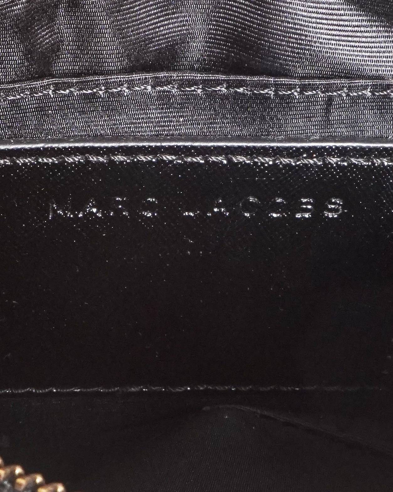 Marc Jacobs Black Tri - Colour Saffiano Leather Snapshot Camera Bag