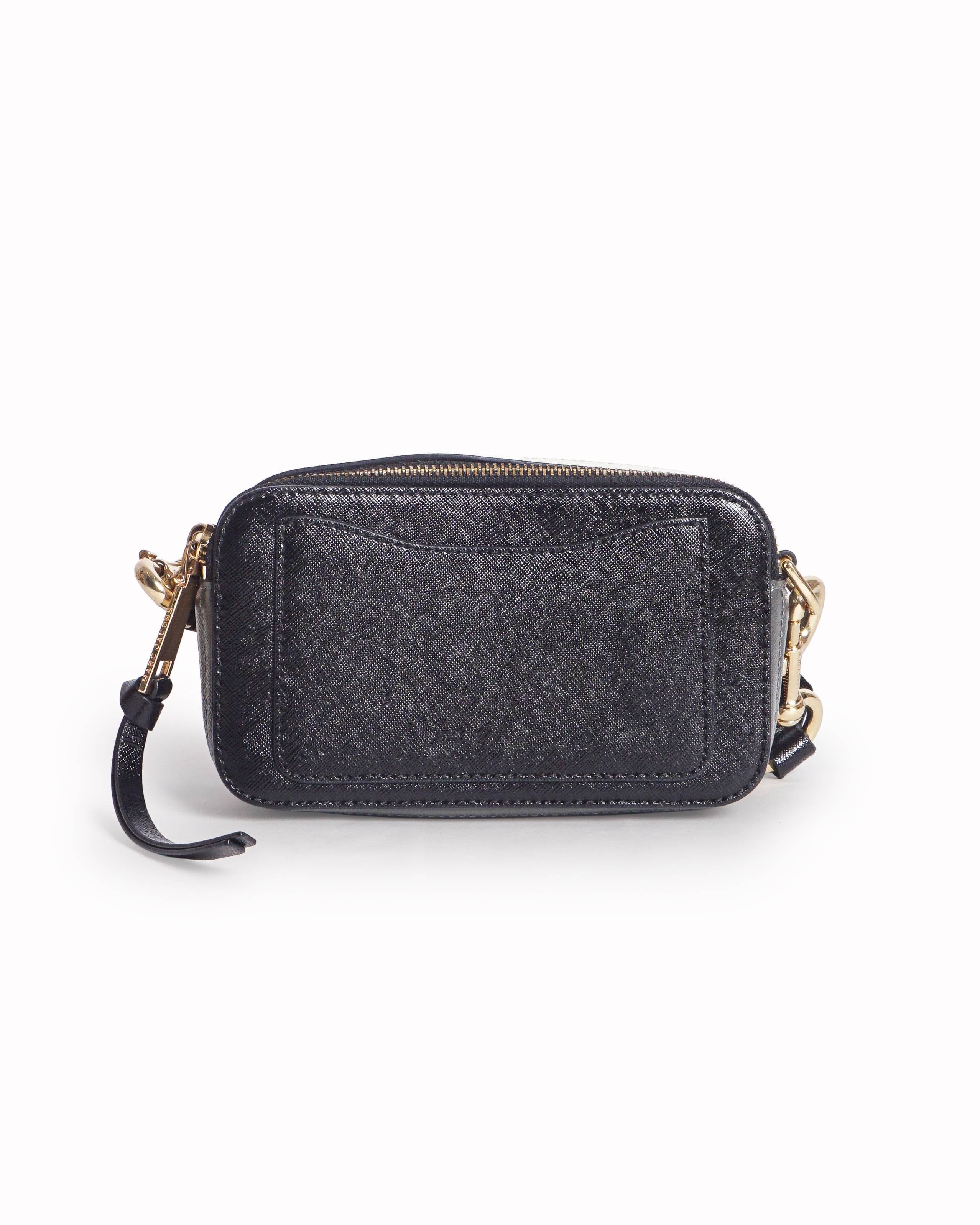 Marc Jacobs Black Tri - Colour Saffiano Leather Snapshot Camera Bag