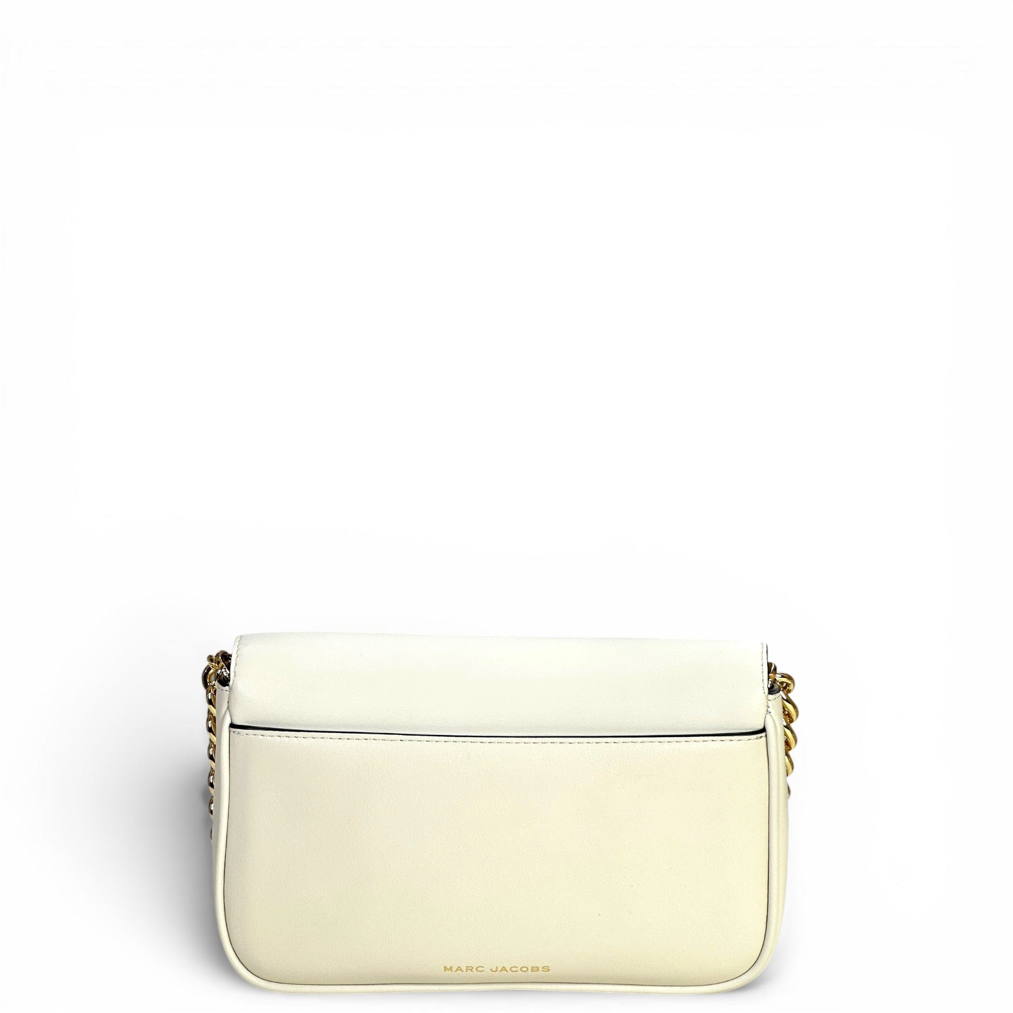 Marc Jacobs The J Marc White Leather Shoulder Bag