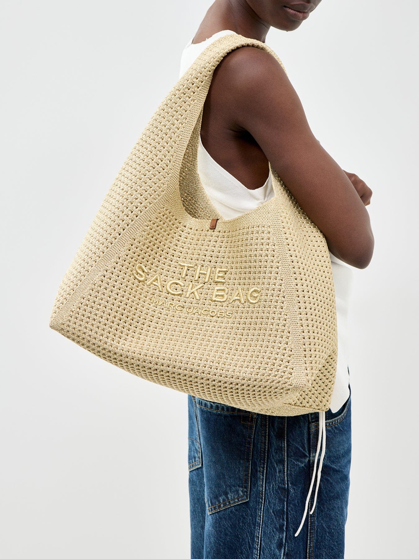 Marc Jacobs The Sack Shoulder Bag Champagne