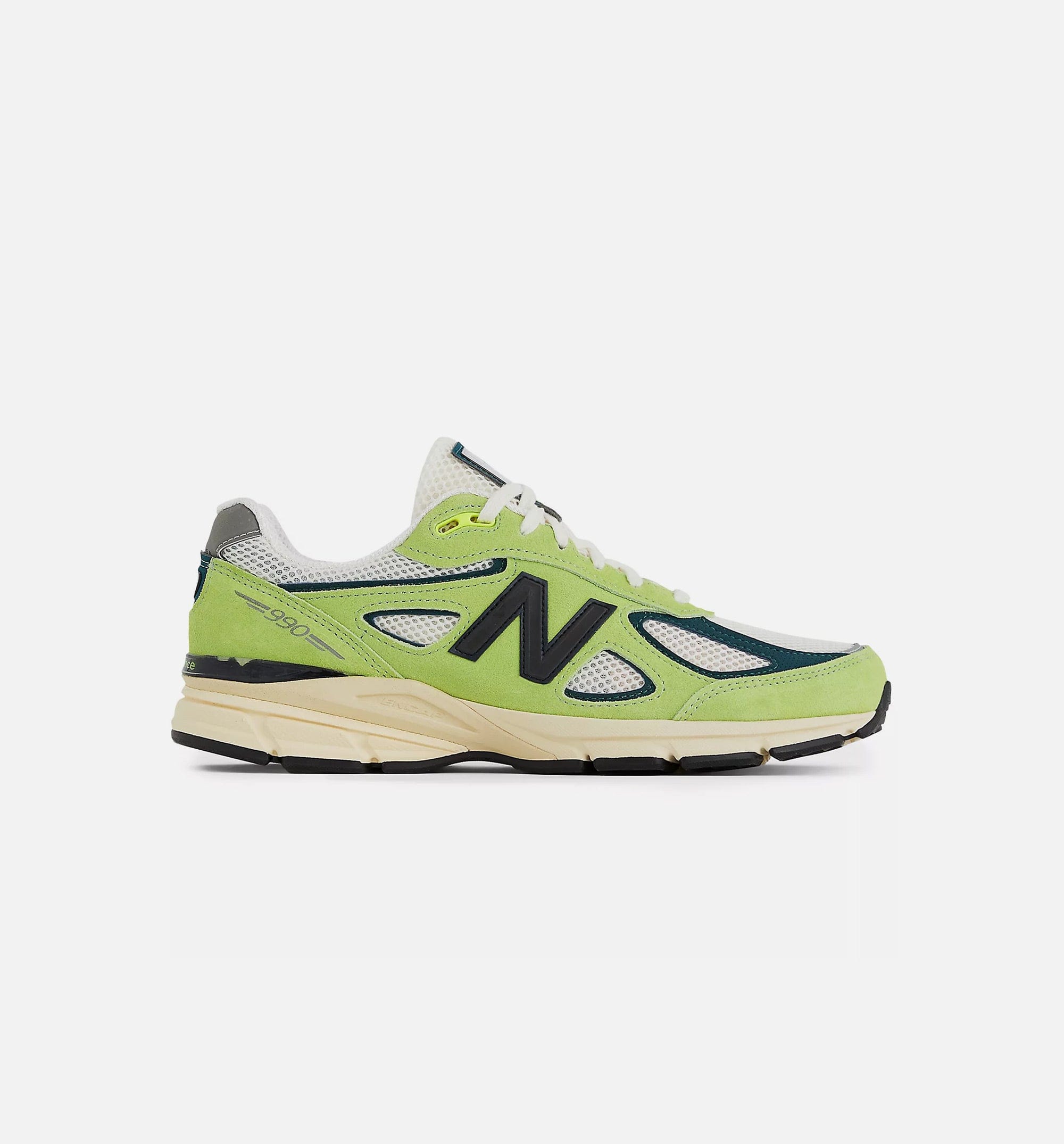 New Balance Made in USA 990v4 Hi Lite Mens Lifestyle Shoe - Hi Lite/Deep Ocean