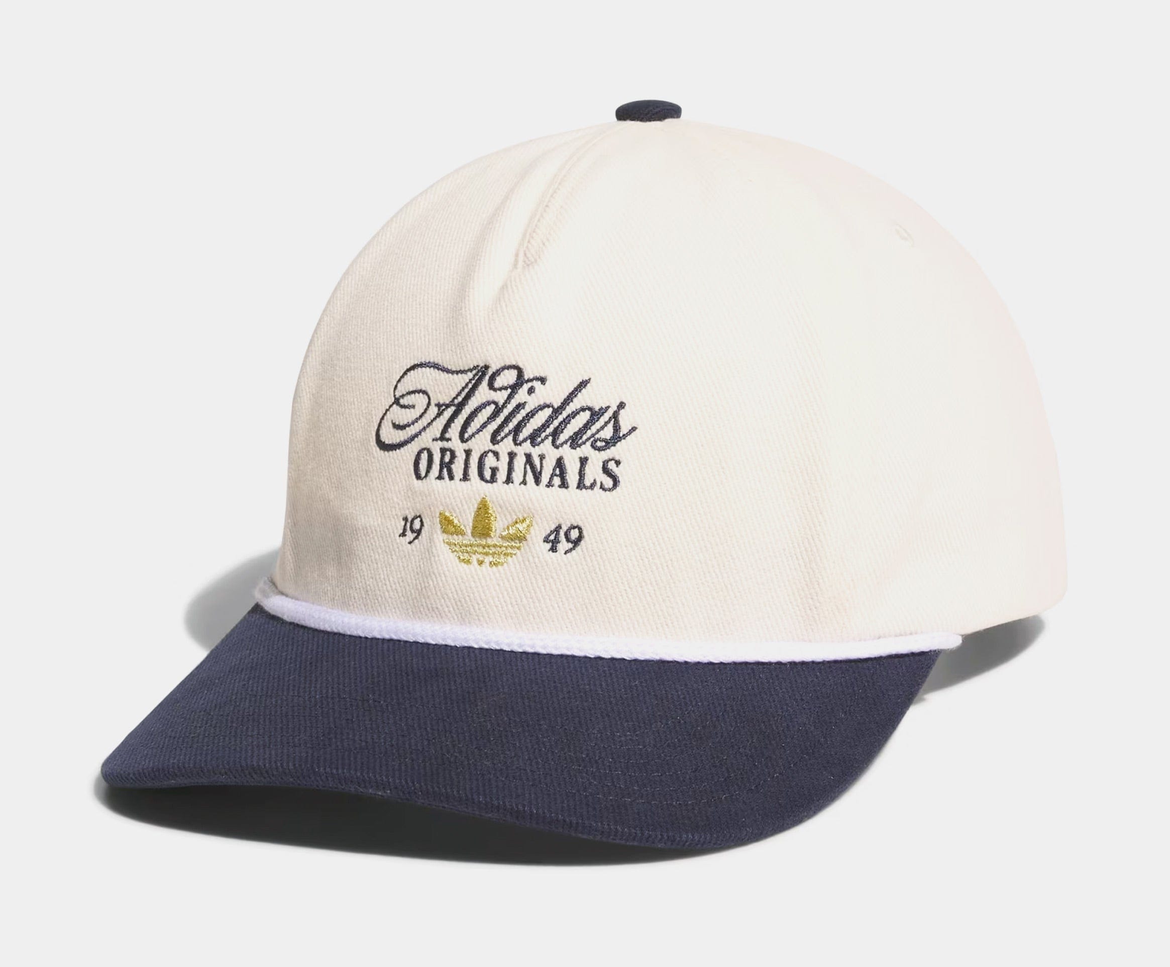 adidas Masterpiece Strapback Mens Hat (Wonder White/Night Indigo)