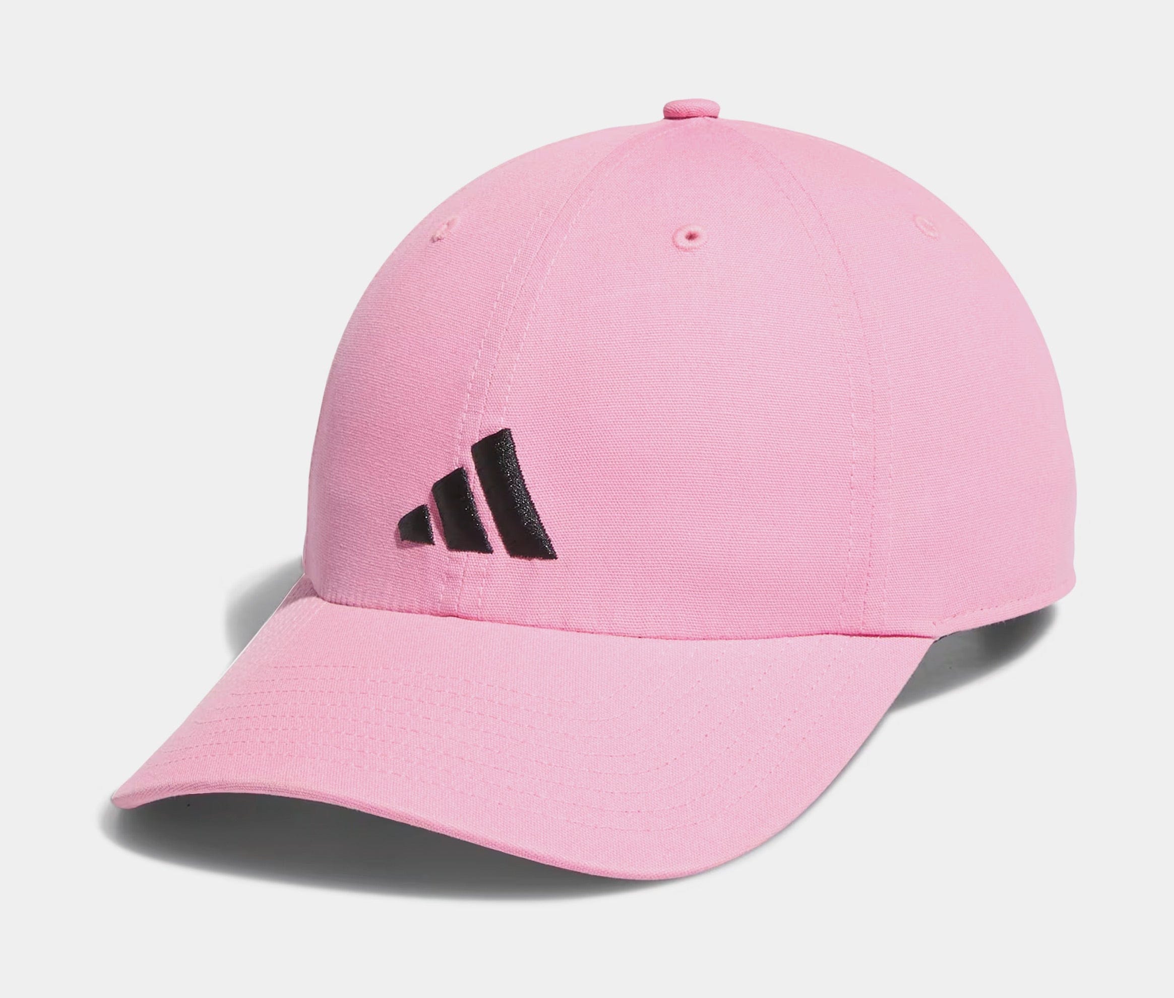 adidas Soccer Relaxed Strapback Mens Hat (Pink/Black)