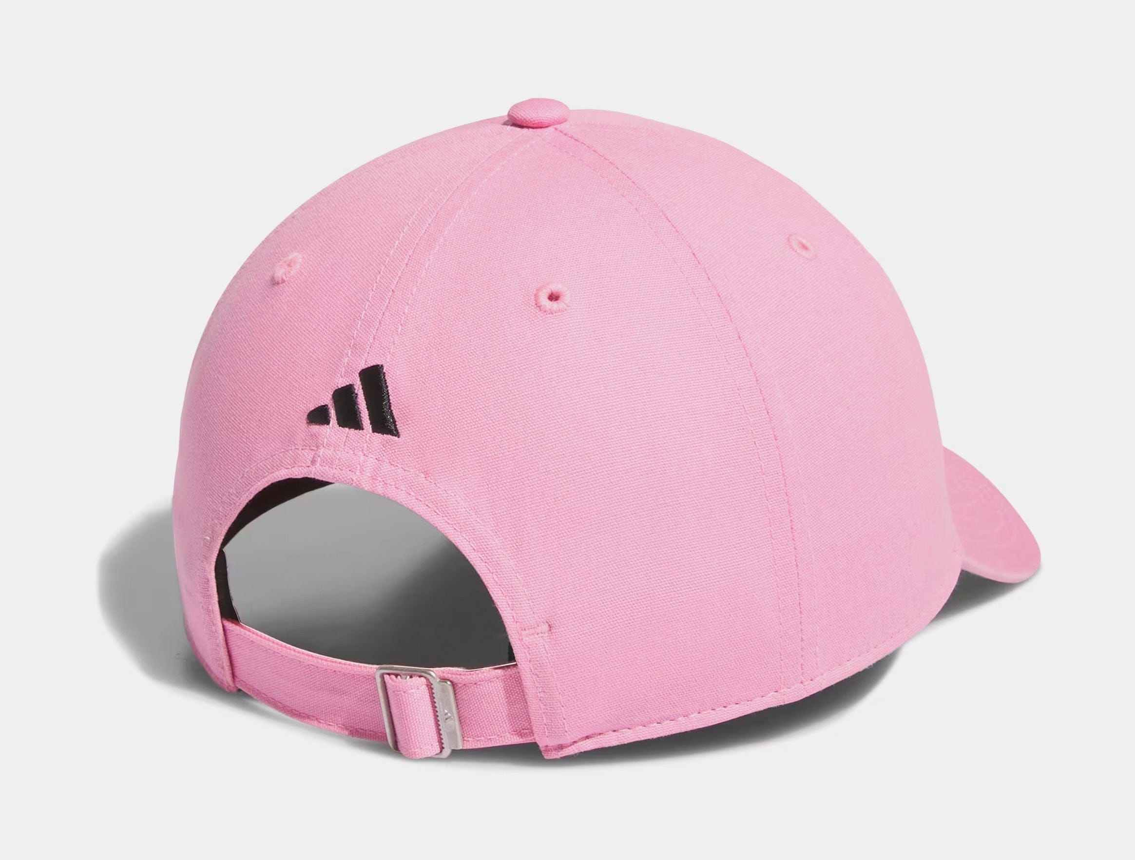 adidas Soccer Relaxed Strapback Mens Hat (Pink/Black)