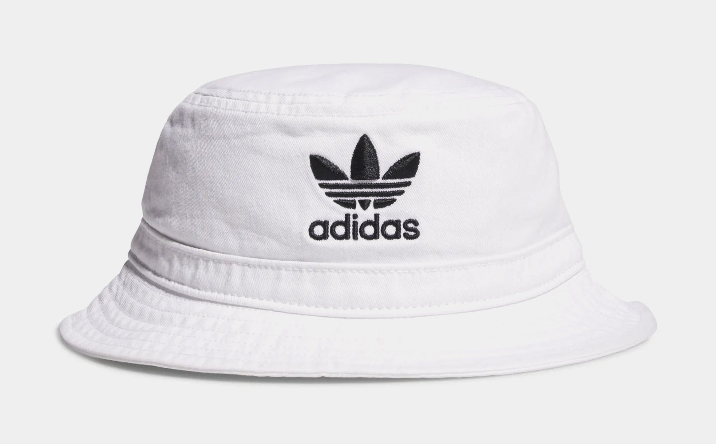 adidas Originals Washed Bucket Hat Mens Hat (White)