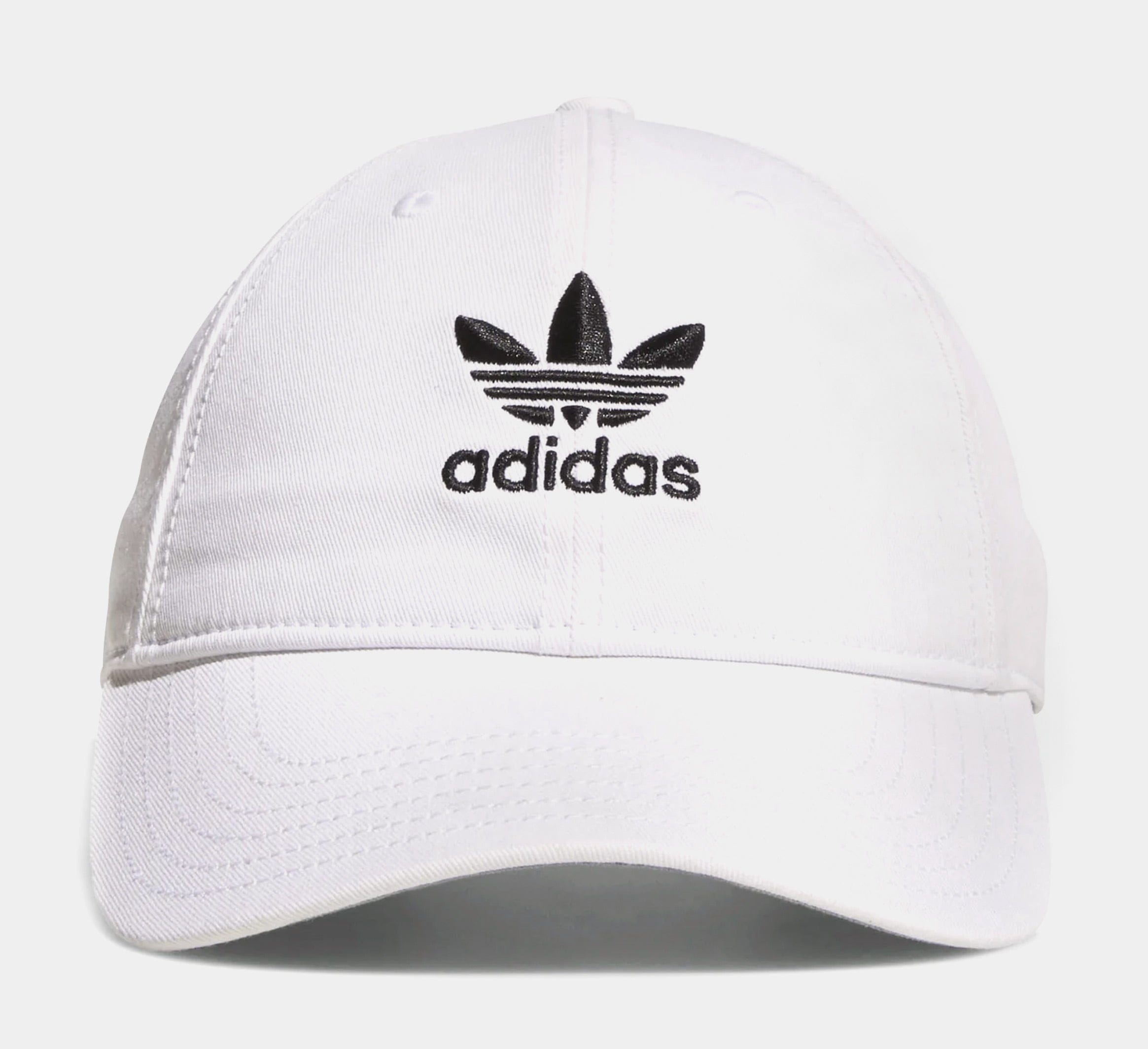 adidas Relaxed Strap Back Hat Mens Hat (White)