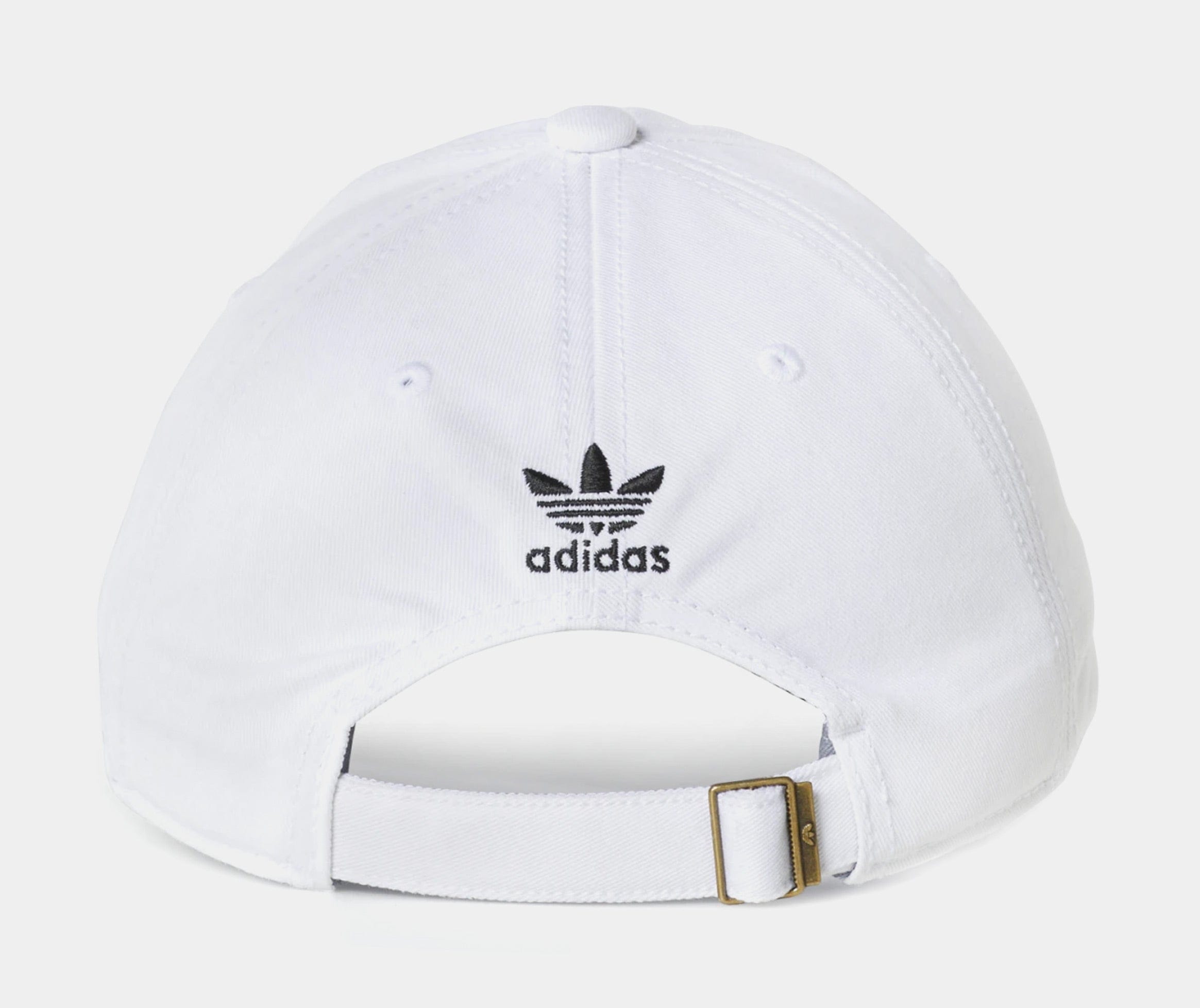 adidas Relaxed Strap Back Hat Mens Hat (White)