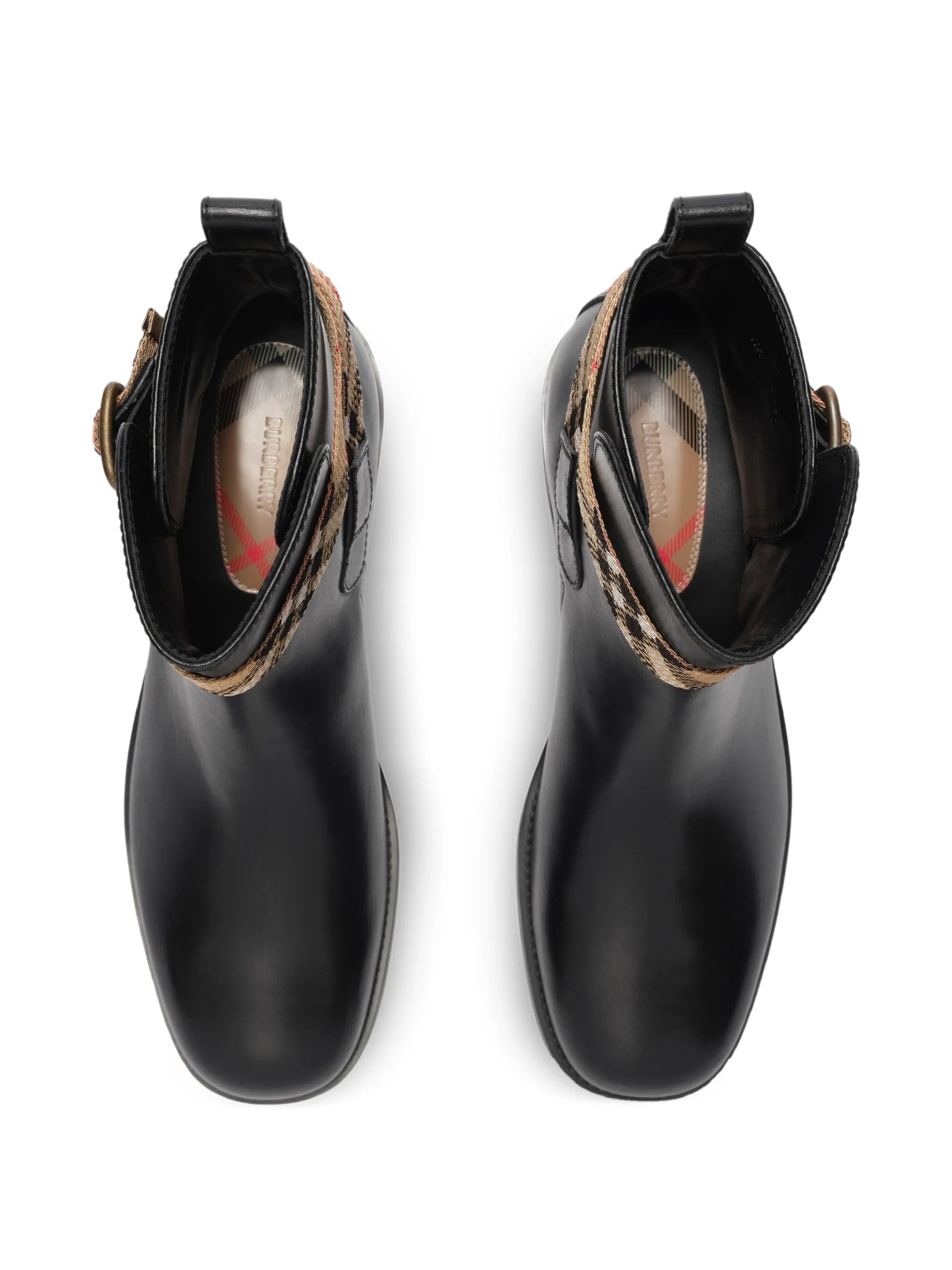 Burberry leather Huntley boots