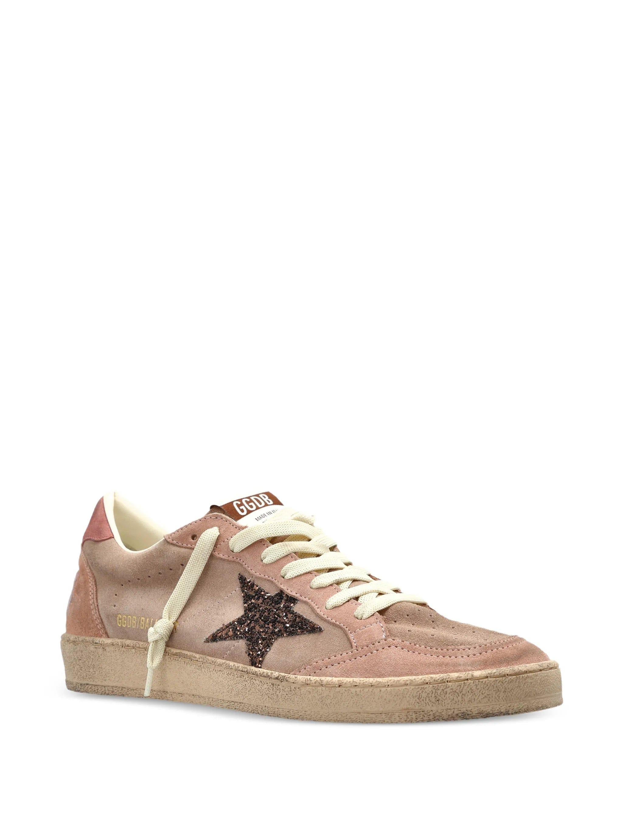 Golden Goose Ball Star glitter - patch sneakers
