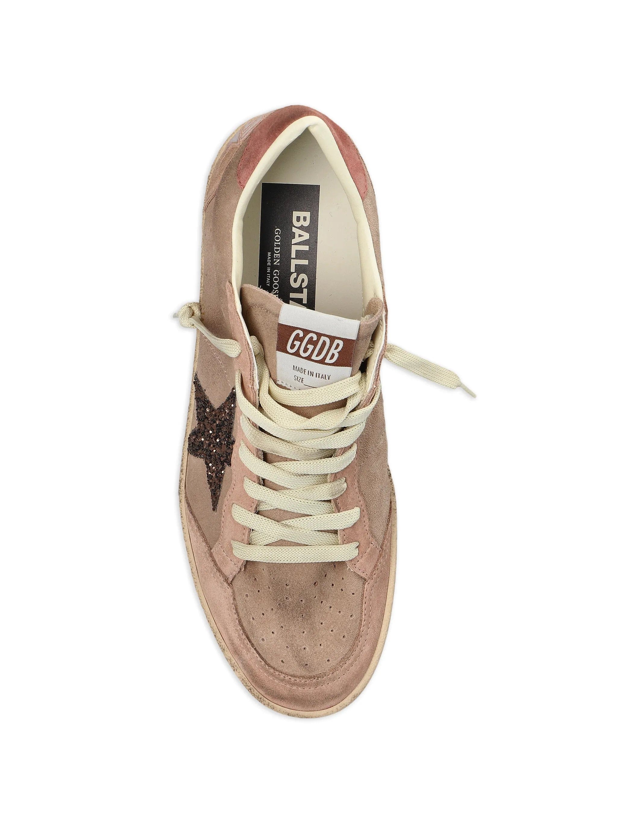 Golden Goose Ball Star glitter - patch sneakers