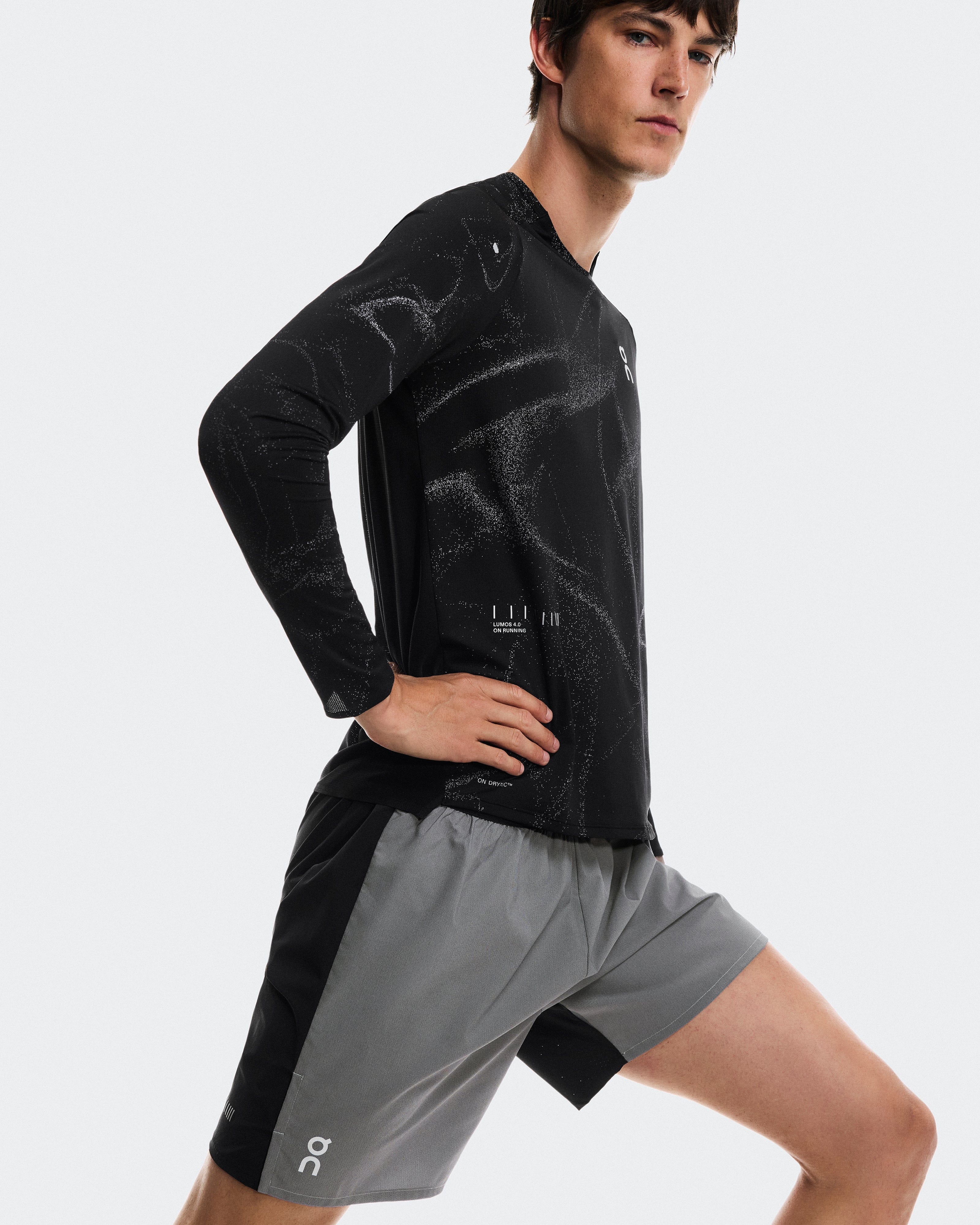On Running On Performance Shorts Lumos Eclipse | Black