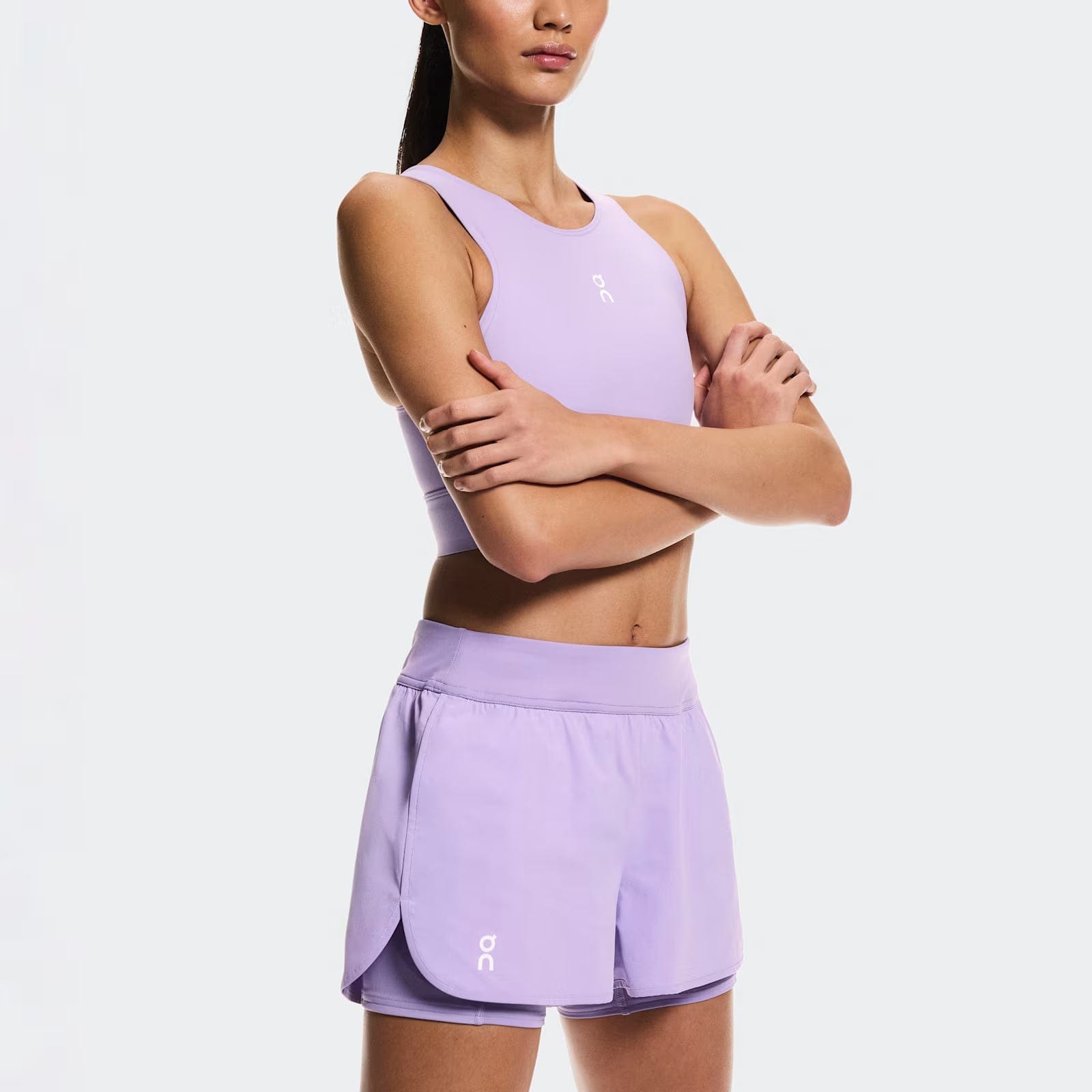On Running On 3" Court Shorts 2 - In - 1 Bloom (Women'S)