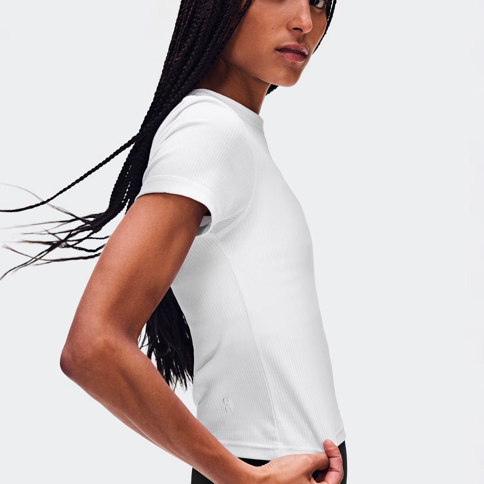 On Running On All - Day Ribbed T - Shirt White (Women'S)