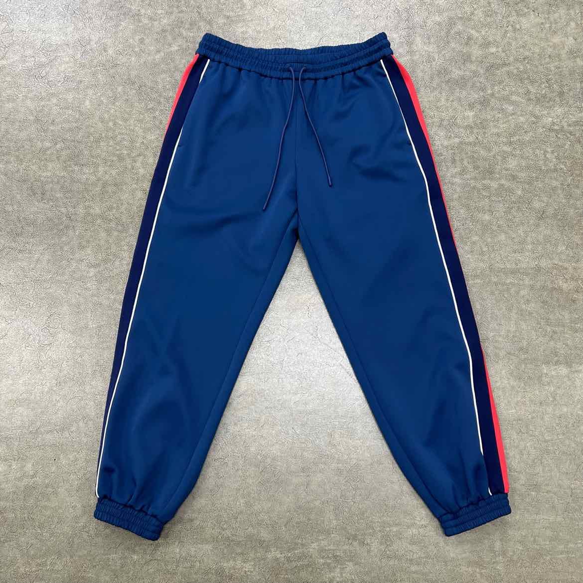 Gucci Track Pants NEOPRENE Navy New Size 2XL