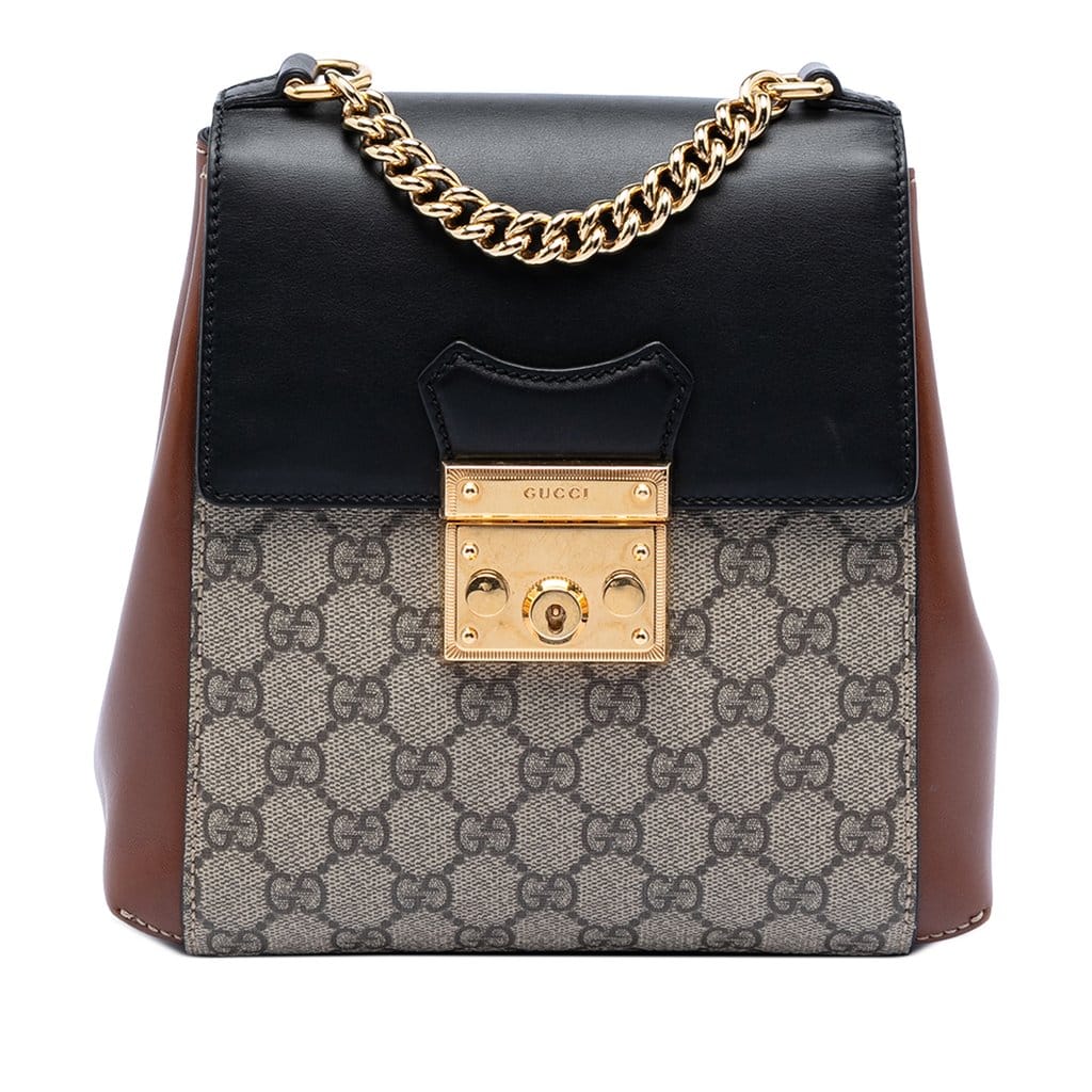 Gucci GG Supreme Padlock Backpack
