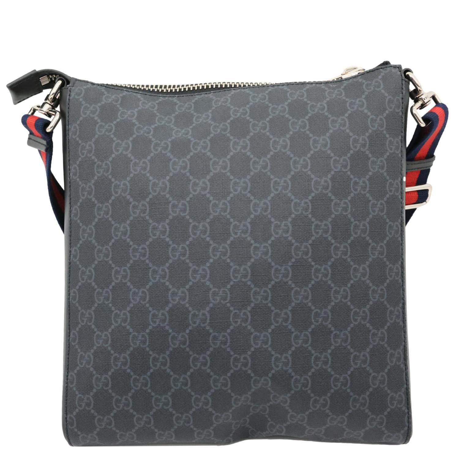 GUCCI GG Supreme Canvas Messenger Bag Black 474137