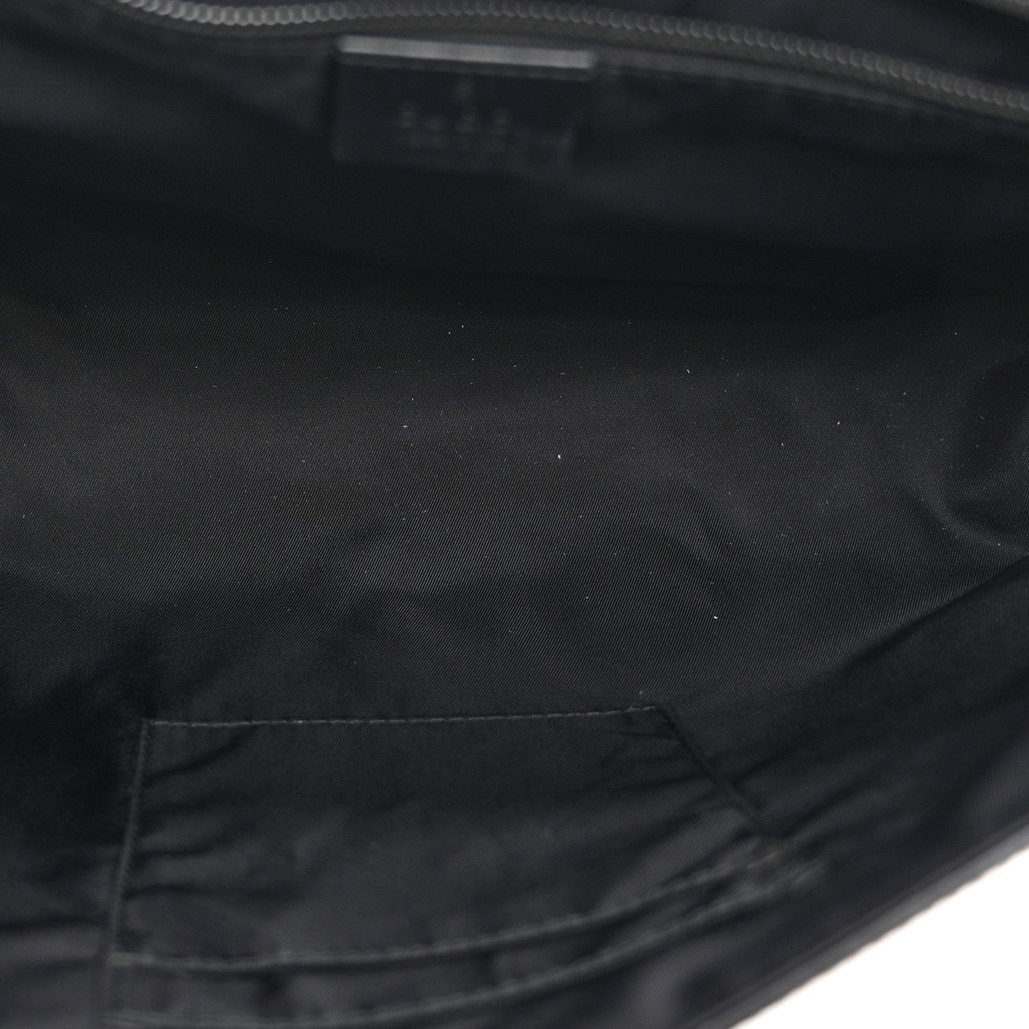 Gucci GG Supreme Monogram Web Flap Messenger Bag Black